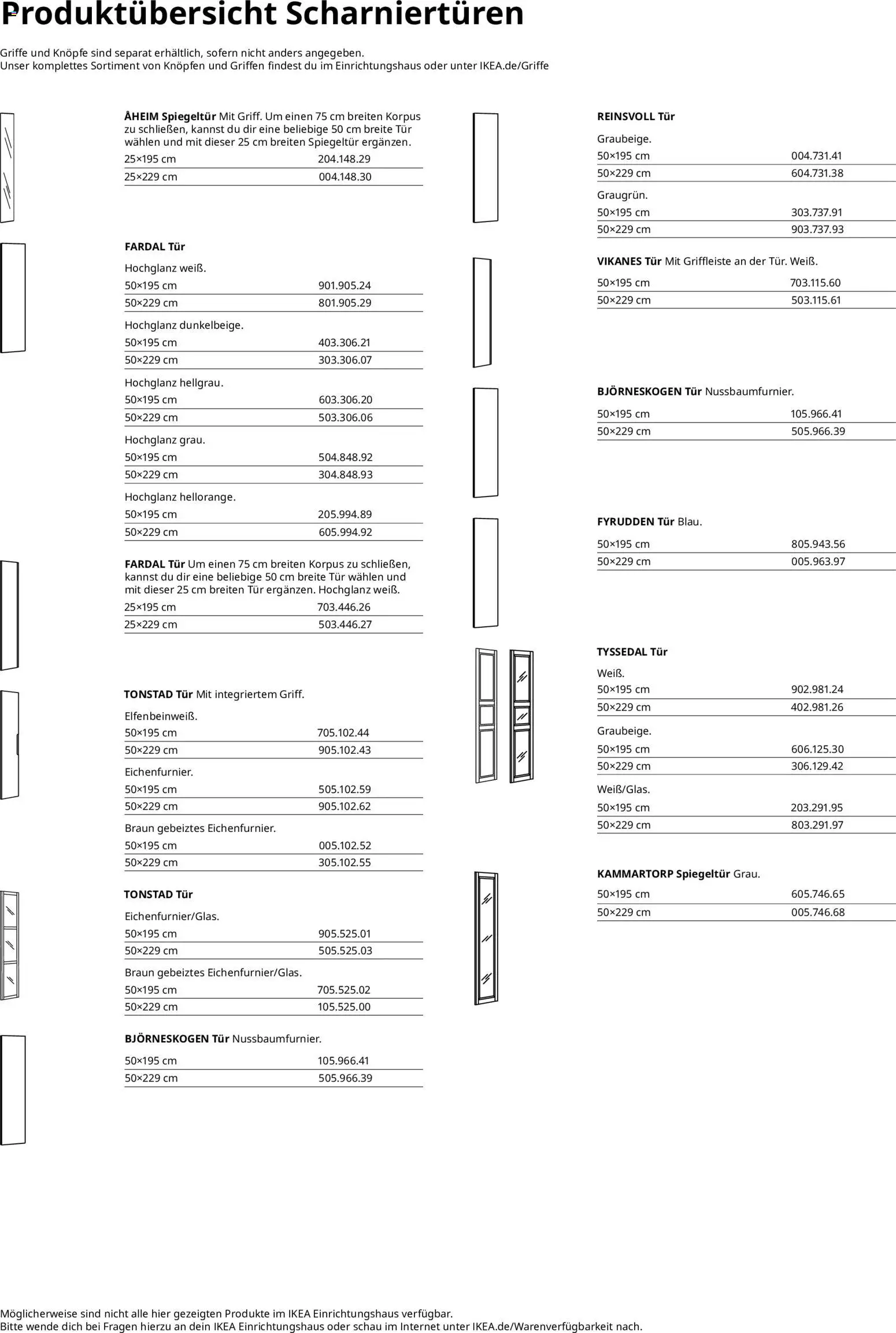 Ikea Individuelles Kleiderschranksystem  – gültig ab 02.01.2026 | Seite: 7 | Produkte: Tür