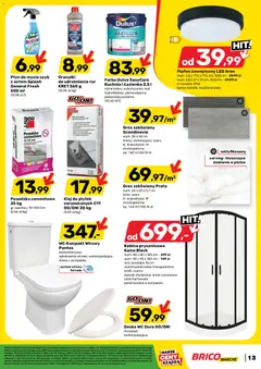 Pogląd oferty "Brico Marché gazetka" - ważna od 25.03.2026 | Strona: 13 | Produkty: Płyn do mycia szyb