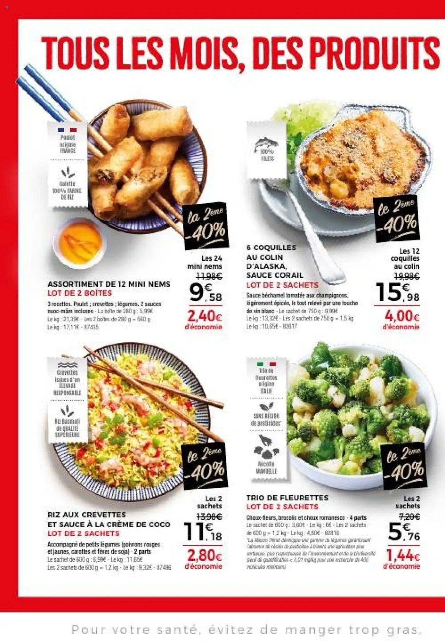 {H1} | Page: 2 | Produits: Crème de coco, Crevettes, Vin, Riz