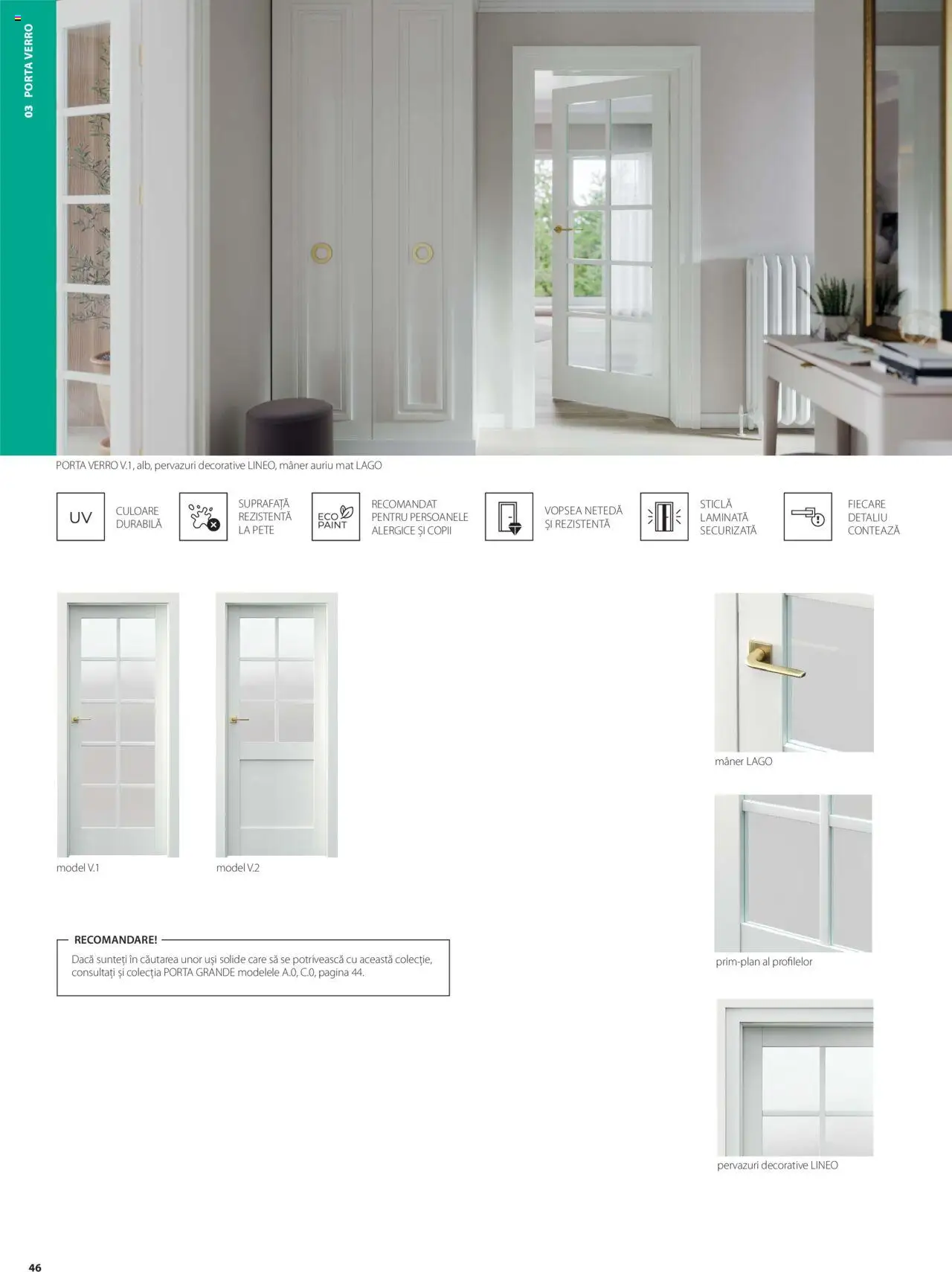 Noul catalog Proges – valabil de la 01.05.2025 | Pagină: 46 | Produse: Vopsea, Mâner