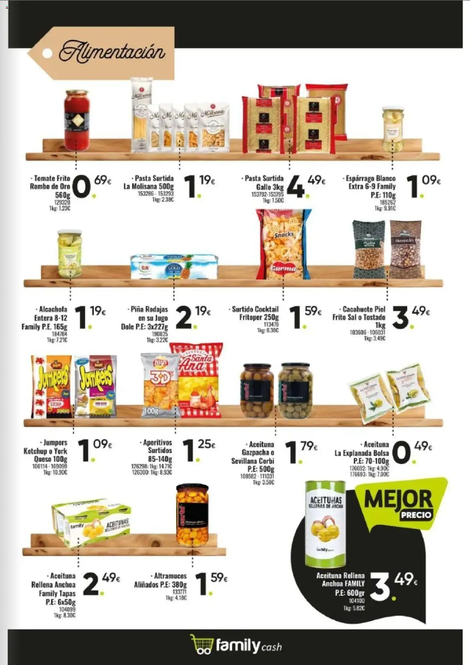 Family Cash folleto │ válido desde el 12.01.2026 | Página: 9 | Productos: Piña, Pasta, Bolsa, Anchoa