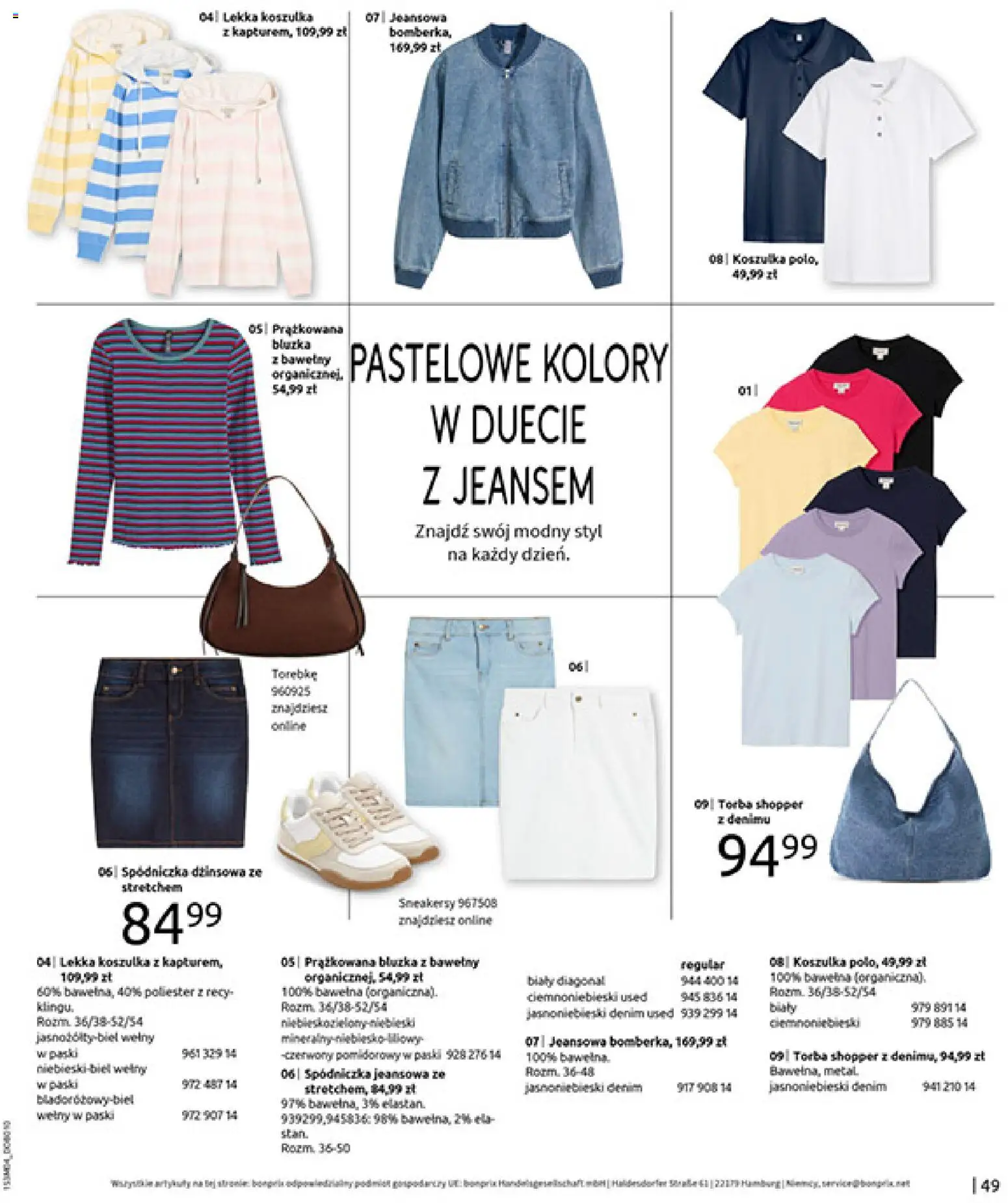 BonPrix Katalog od 30.03.2026 | Strona: 51 | Produkty: Bluzka, Torba
