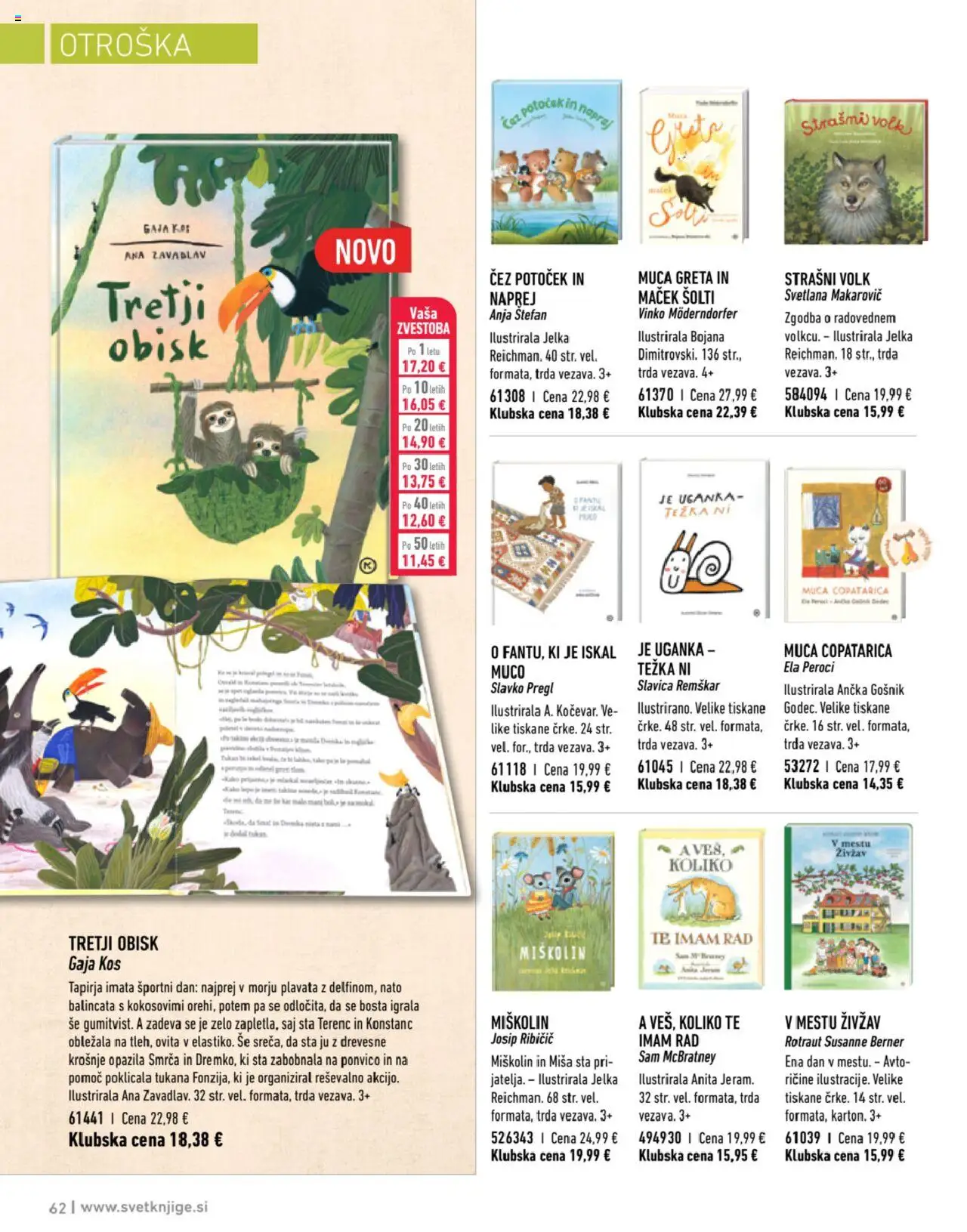 Svet knjige katalog │ velja od 01.07.2025 | Stran: 62 | Izdelki: Kos