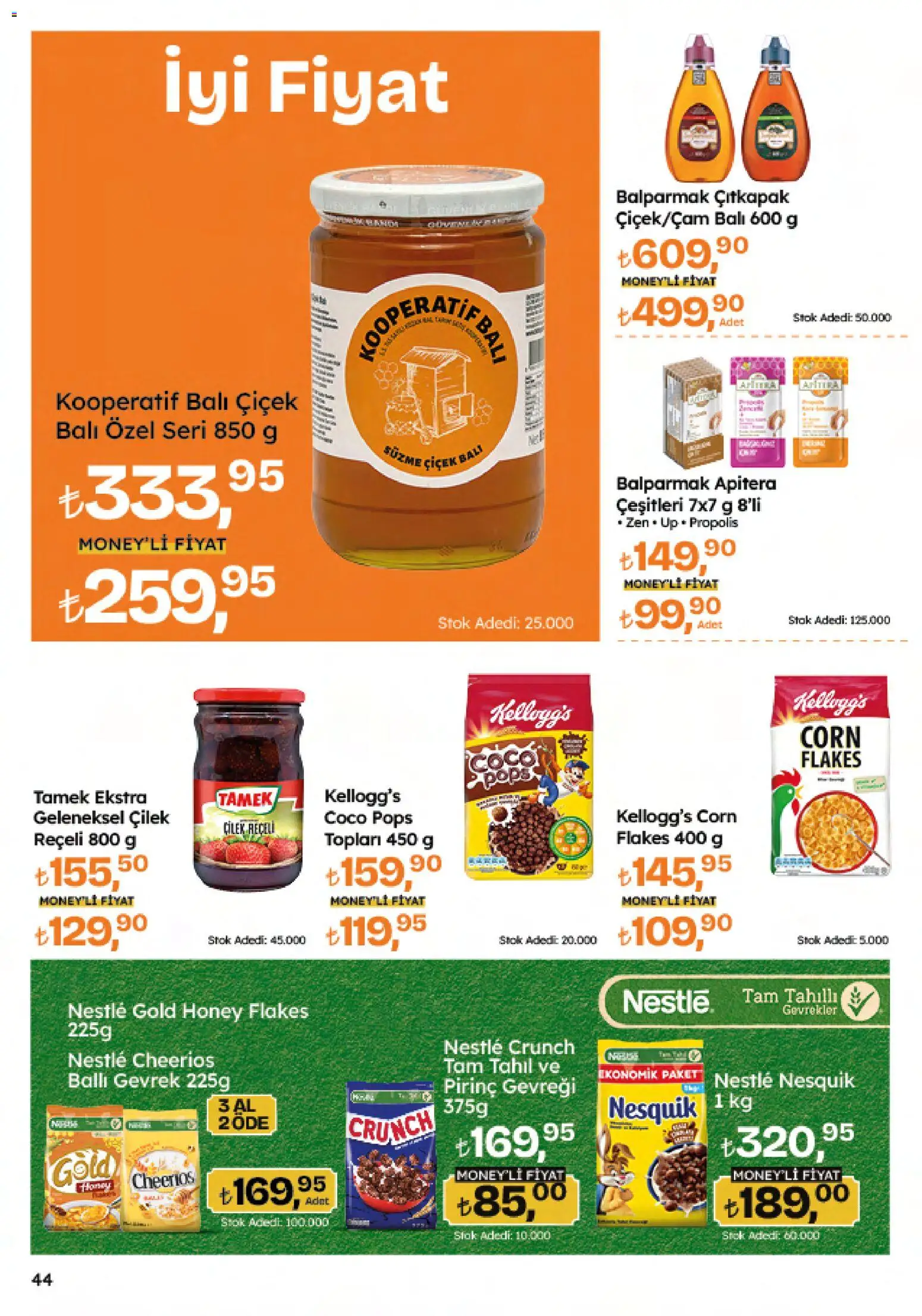 Migros Katalog - 5M Migroskop Dijital - 26.03.2026 tarihinden itibaren geçerlidir | Sayfa: 44 | Ürünler: Gevrek, Pirinç gevreği, Pirinç, Çilek