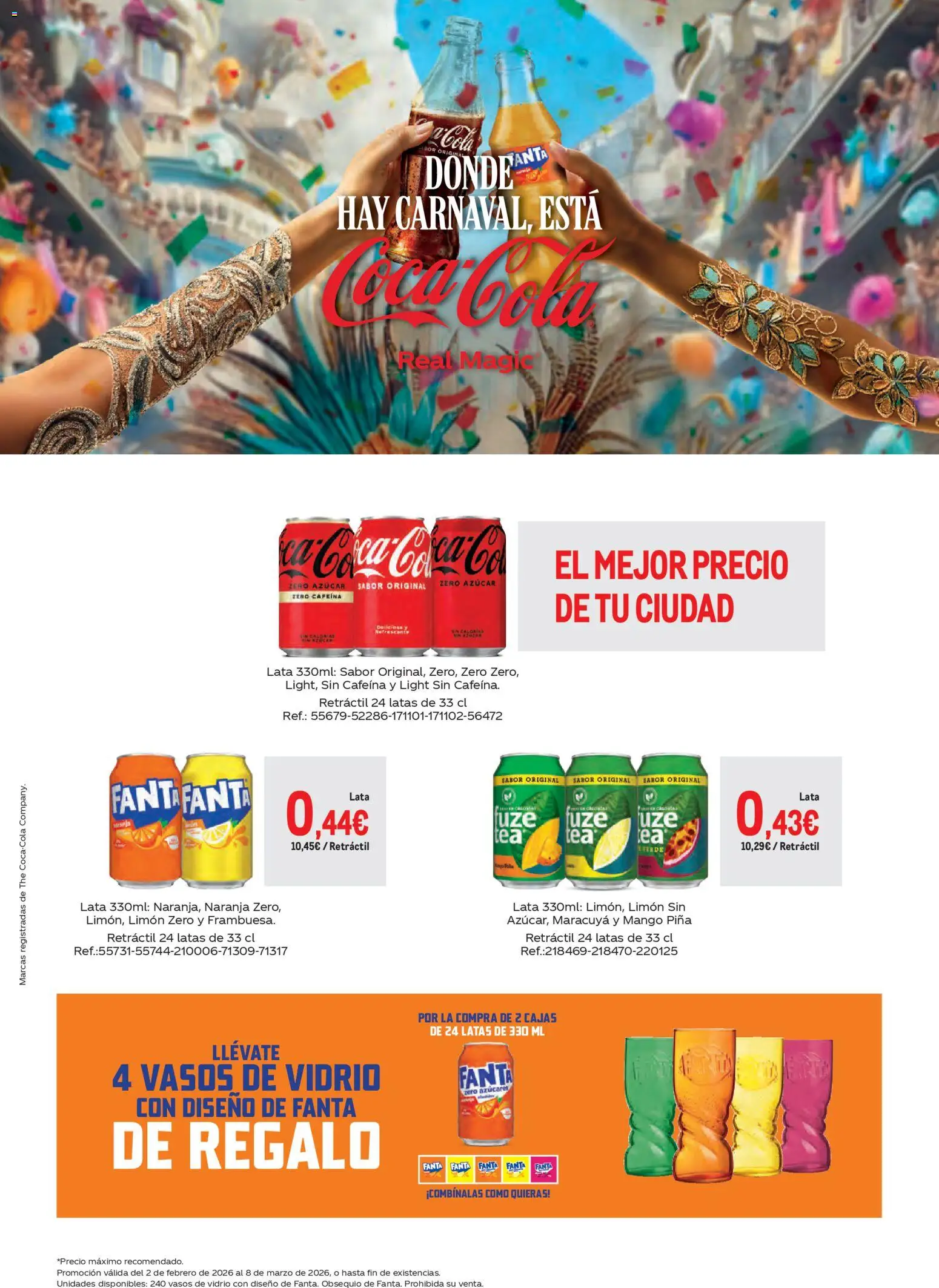 Makro - Carnaval Sur 2 │ válido desde el 09.02.2026 | Página: 4 | Productos: Piña, Vasos, Ρούτερ