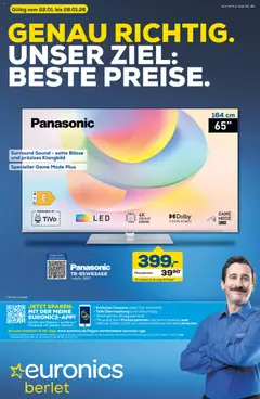 Euronics Prospekt Berlet ab 22.01.2026 gültig