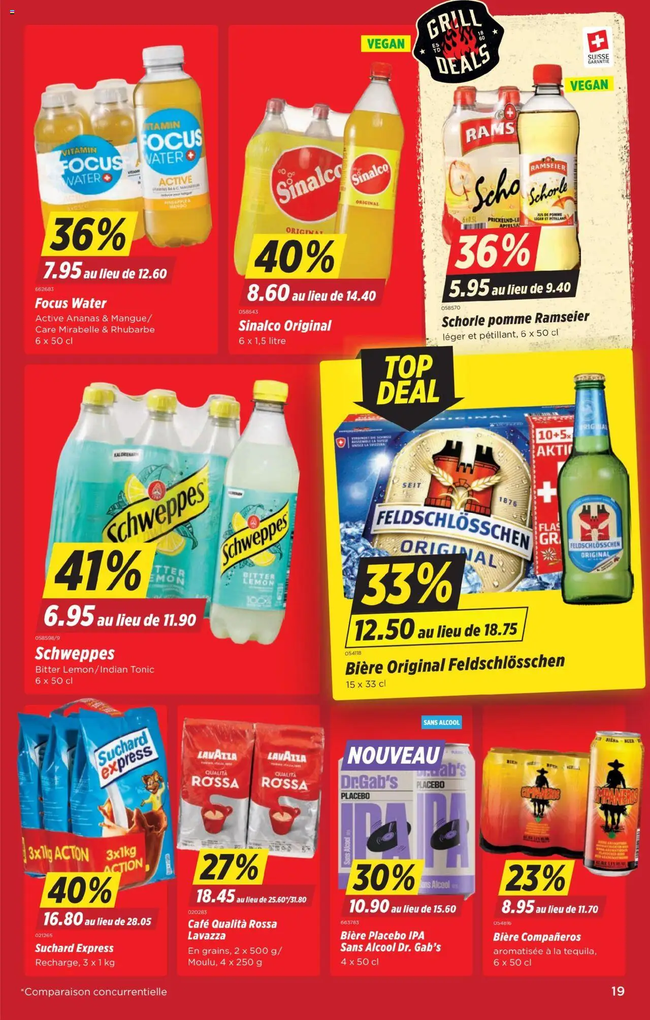Denner Aktionen FR ab 12.08.2025 | Seite: 19 | Produkte: Bier, Ananas, Mango, Grill