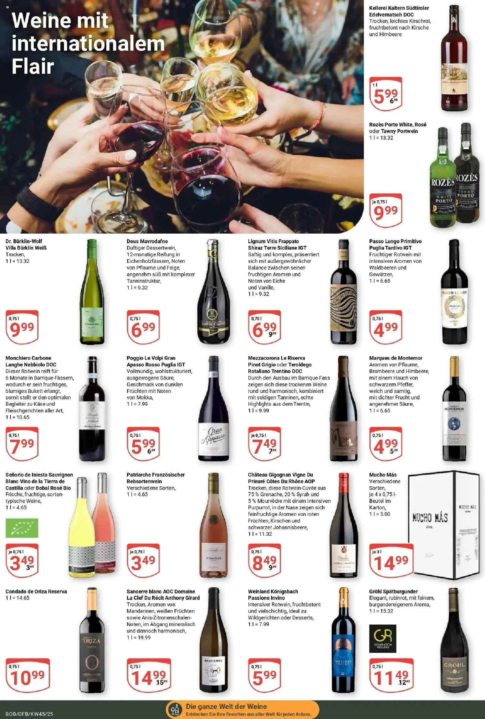 Globus prospekt Bobenheim-Roxheim	 – gültig ab 02.11.2025 | Seite: 17 | Produkte: Käse, Rotwein, Kirschen, Himbeere