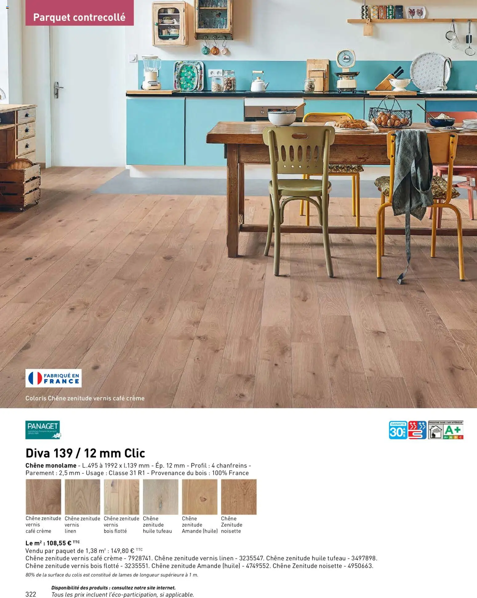 {H1} | Page: 322 | Produits: Amande, Noisette, Café, Crème