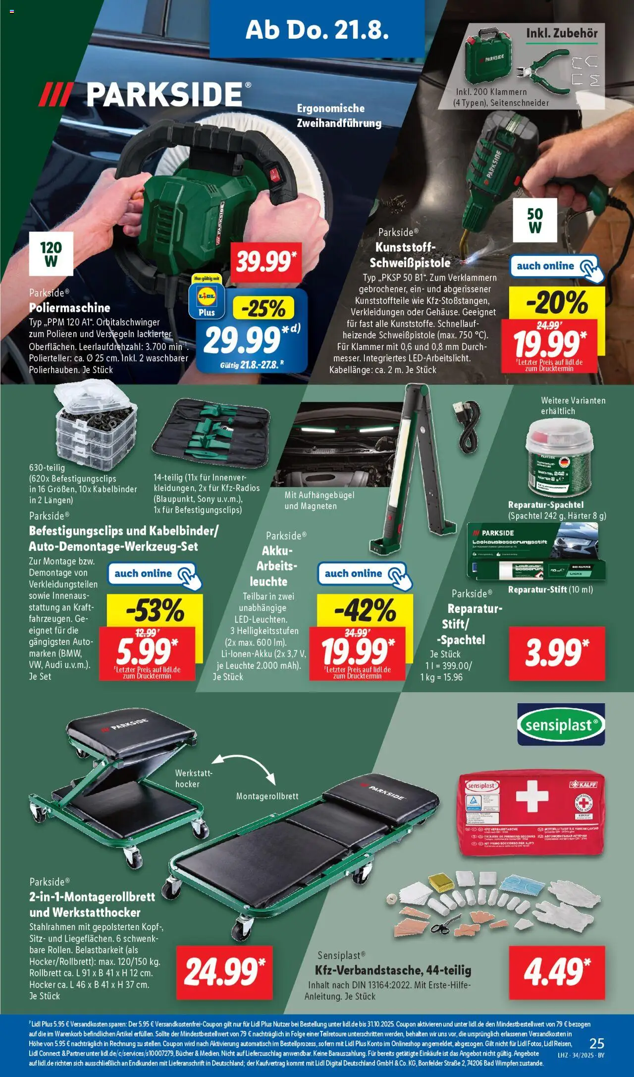 Lidl Prospekt Uffenheim - gültig ab dem 18.08.2025 | Seite: 23 | Produkte: Sony, Hocker, Bad