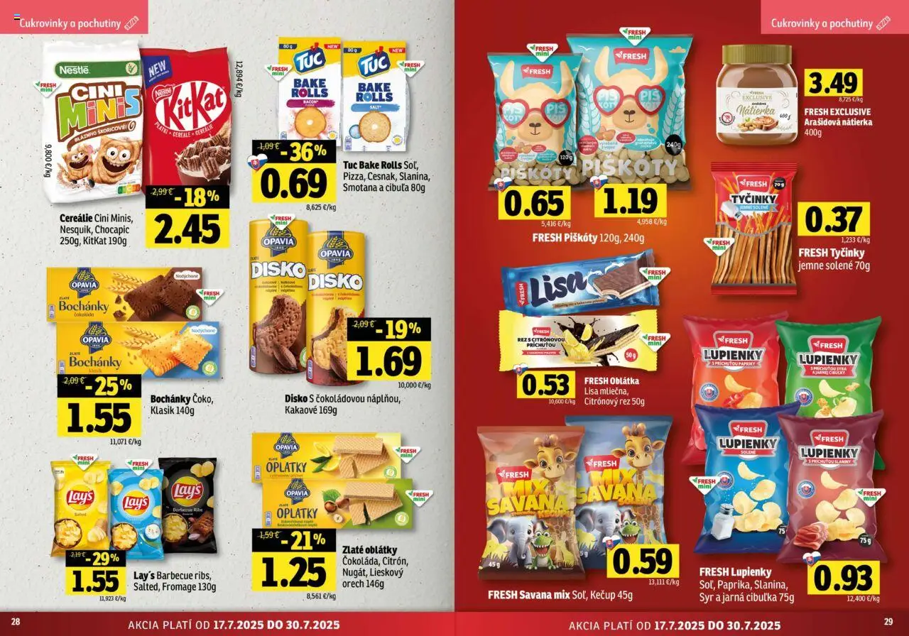 Fresh Východné Slovensko │ platný od 17.07.2025 | Strana: 15 | Produkty: Syr, Smotana, Cereálie, Cibuľa