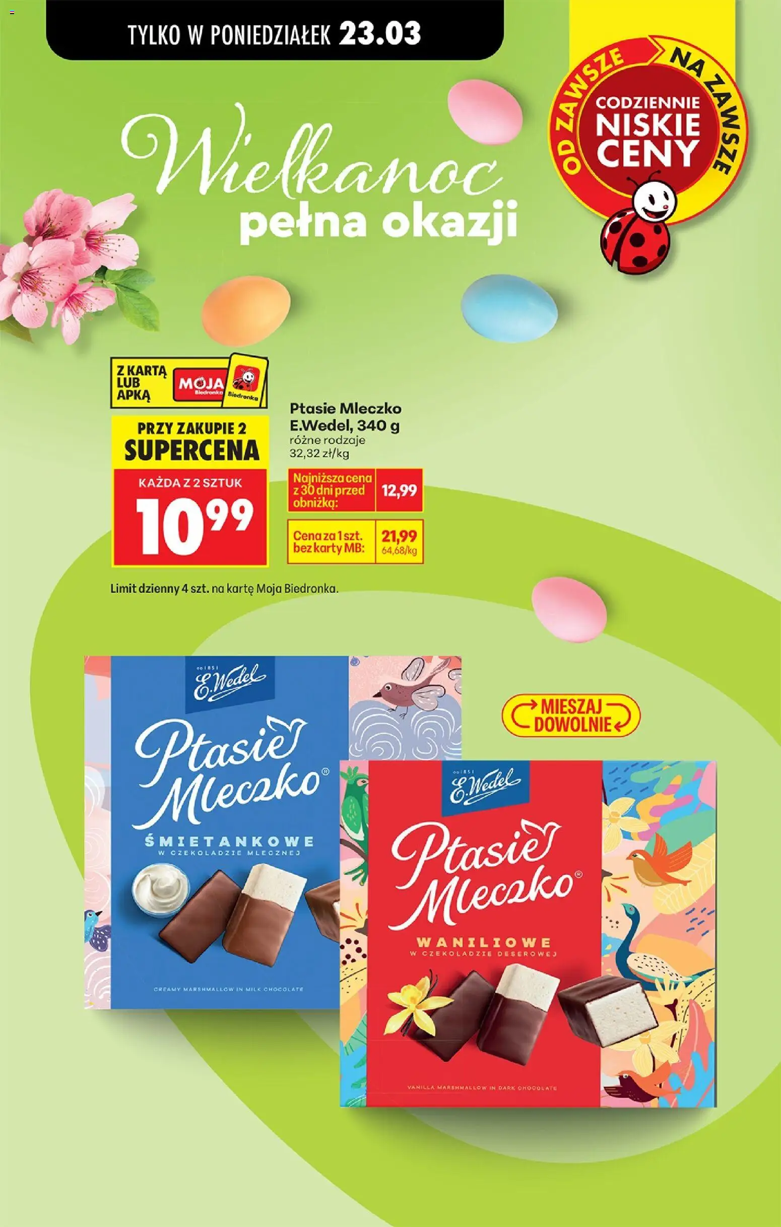 Biedronka Polsko leták od 23.03.2026 | Strana: 4 | Produkty: Marshmallow, Karty, Milk chocolate