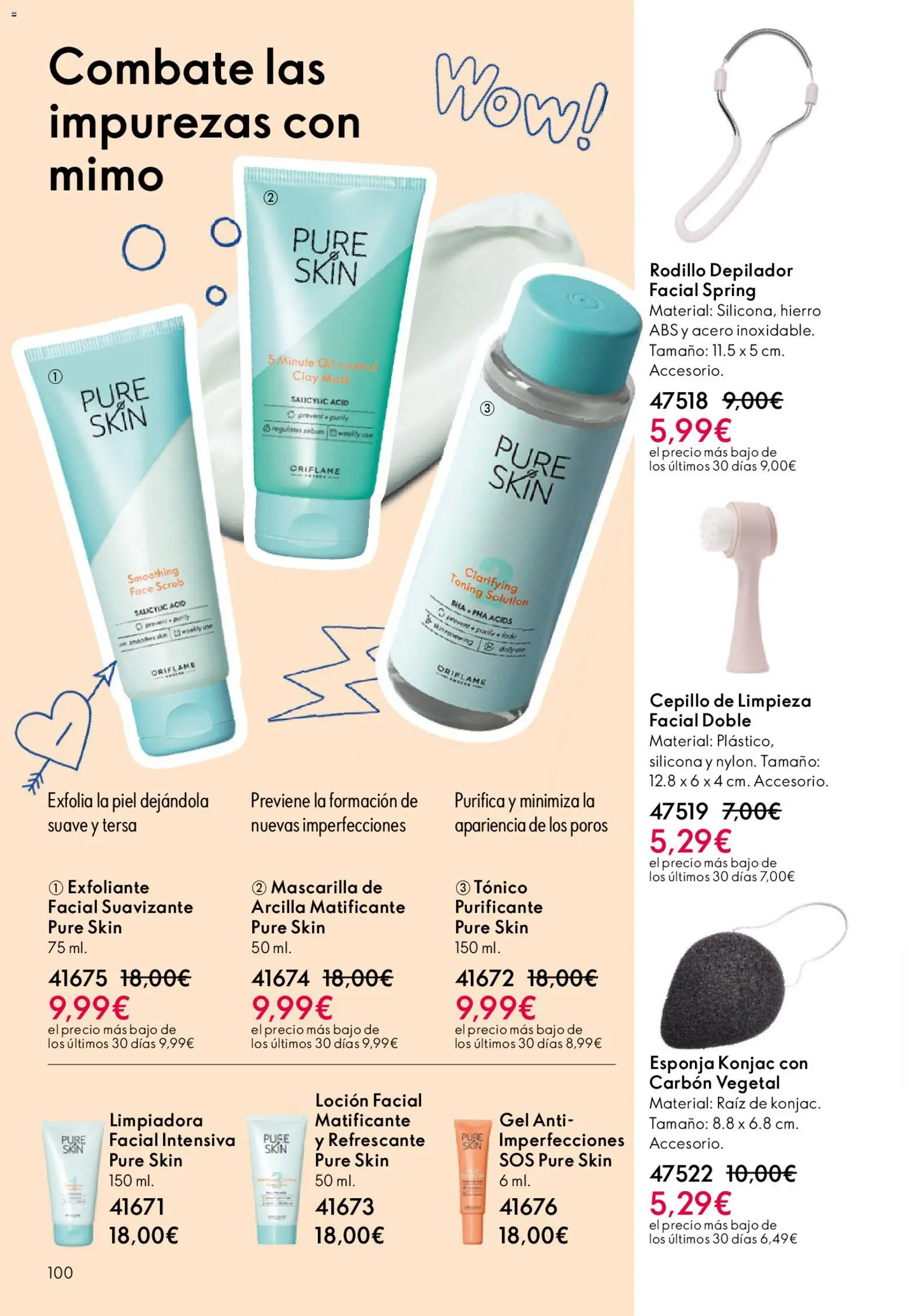 Oriflame - Catálogo Campaña 6 │ válido desde el 22.04.2026 | Página: 100 | Productos: Esponja, Cepillo, Γαύρος, Suavizante