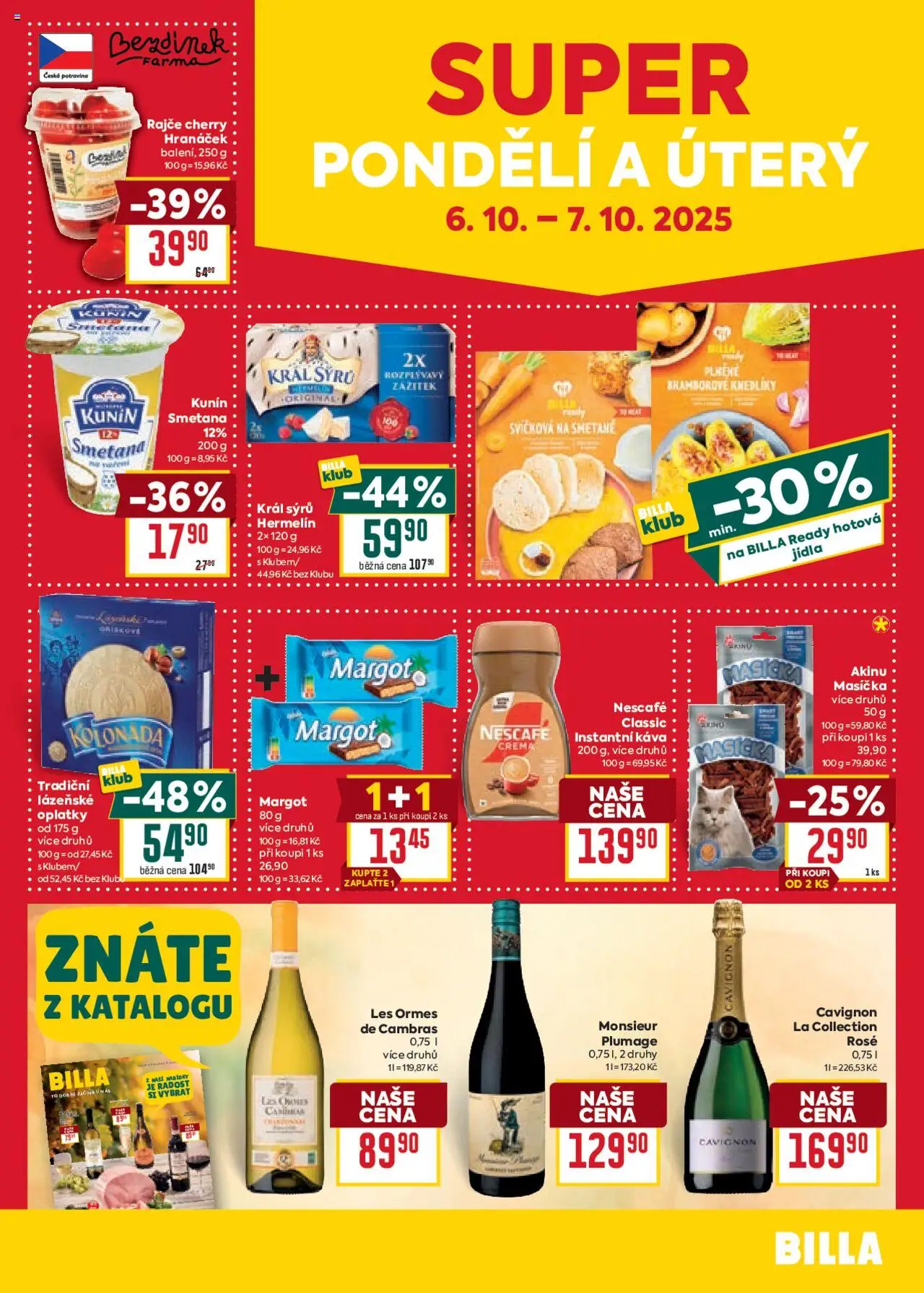 Billa Velký leták od 01.10.2025 | Strana: 36 | Produkty: Káva, Nescafé, Crema, Oplatky