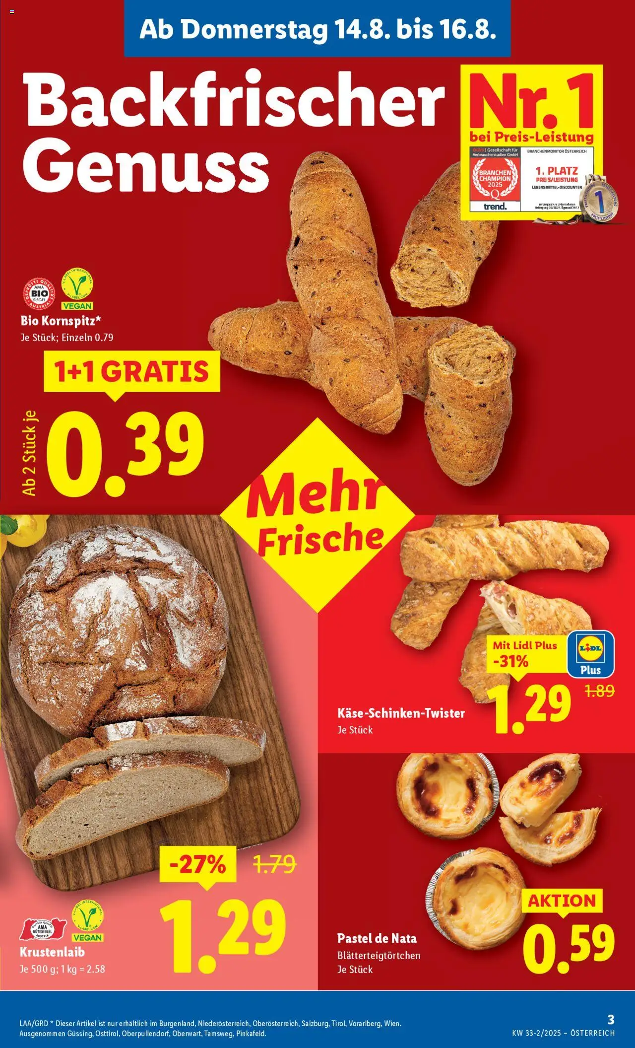 Lidl Flugblatt - Eisenstadt, Ebenfurth, Mattersburg gültig ab 14.08.2025 | Seite: 5