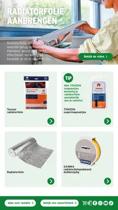 GAMMA - Isolatiespecial - Voorbeeld van een folder van GAMMA, geldig van 28.11.2024 | Pagina: 6 | Producten: Video, La, Tape, Radiator