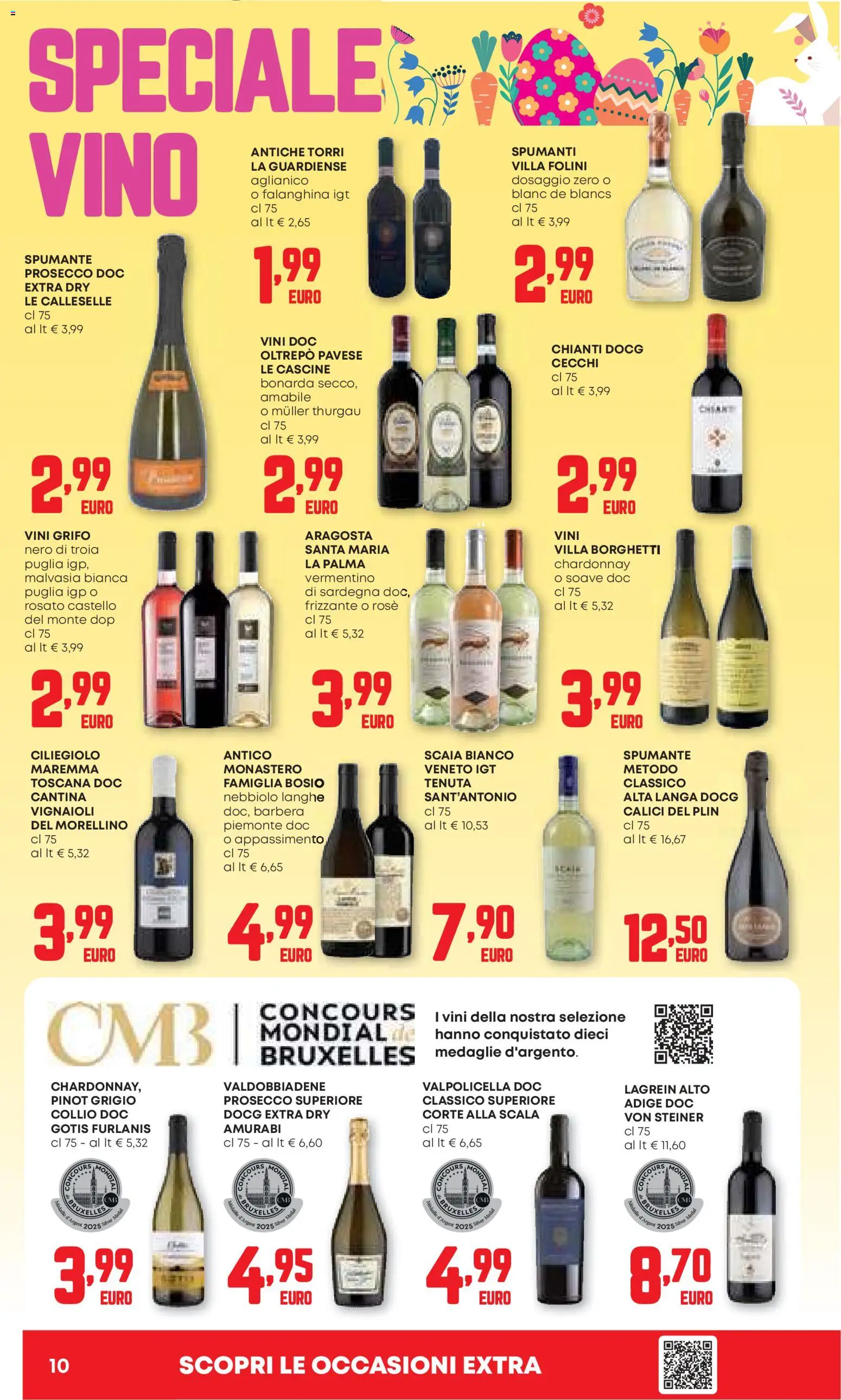 Volantino PAM del 26.03.2026 | Pagina: 10 | Prodotti: Prosecco, Vino, Spumante, Scala