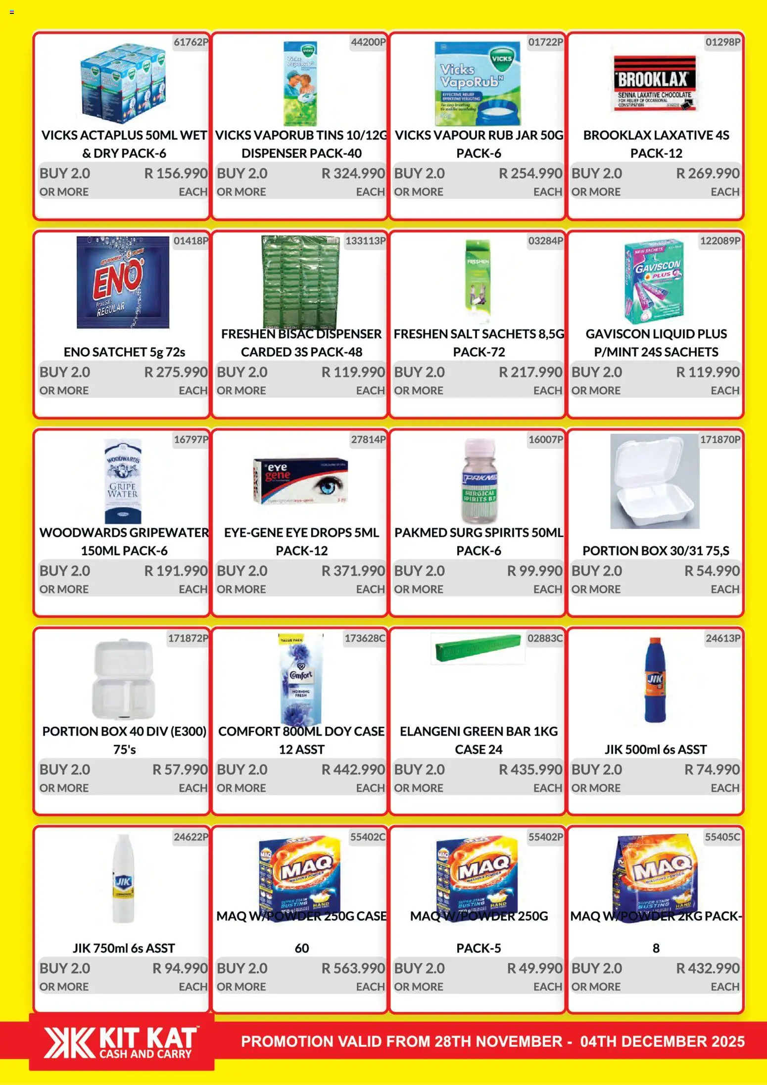 New KIT KAT Cash & Carry catalogue – valid from 28.11.2025 | Page: 26 | Products: Box, Chocolate, Powder, Salt