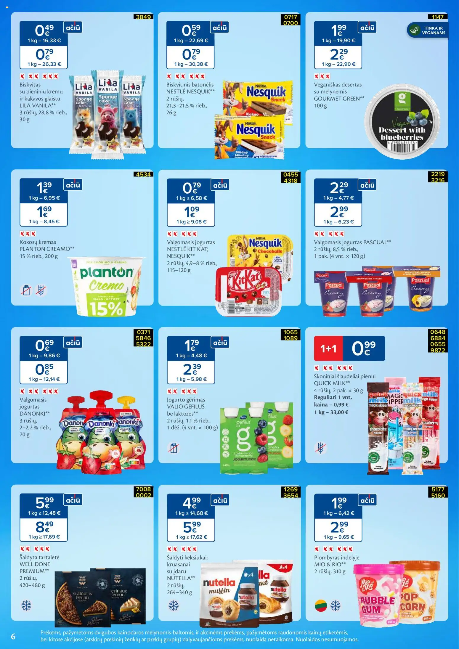 MAXIMA akcijos nuo 02.02.2026 | Puslapis: 6 | Prekių: Kremas, Jogurtas, Jogurto gėrimas, Plombyras