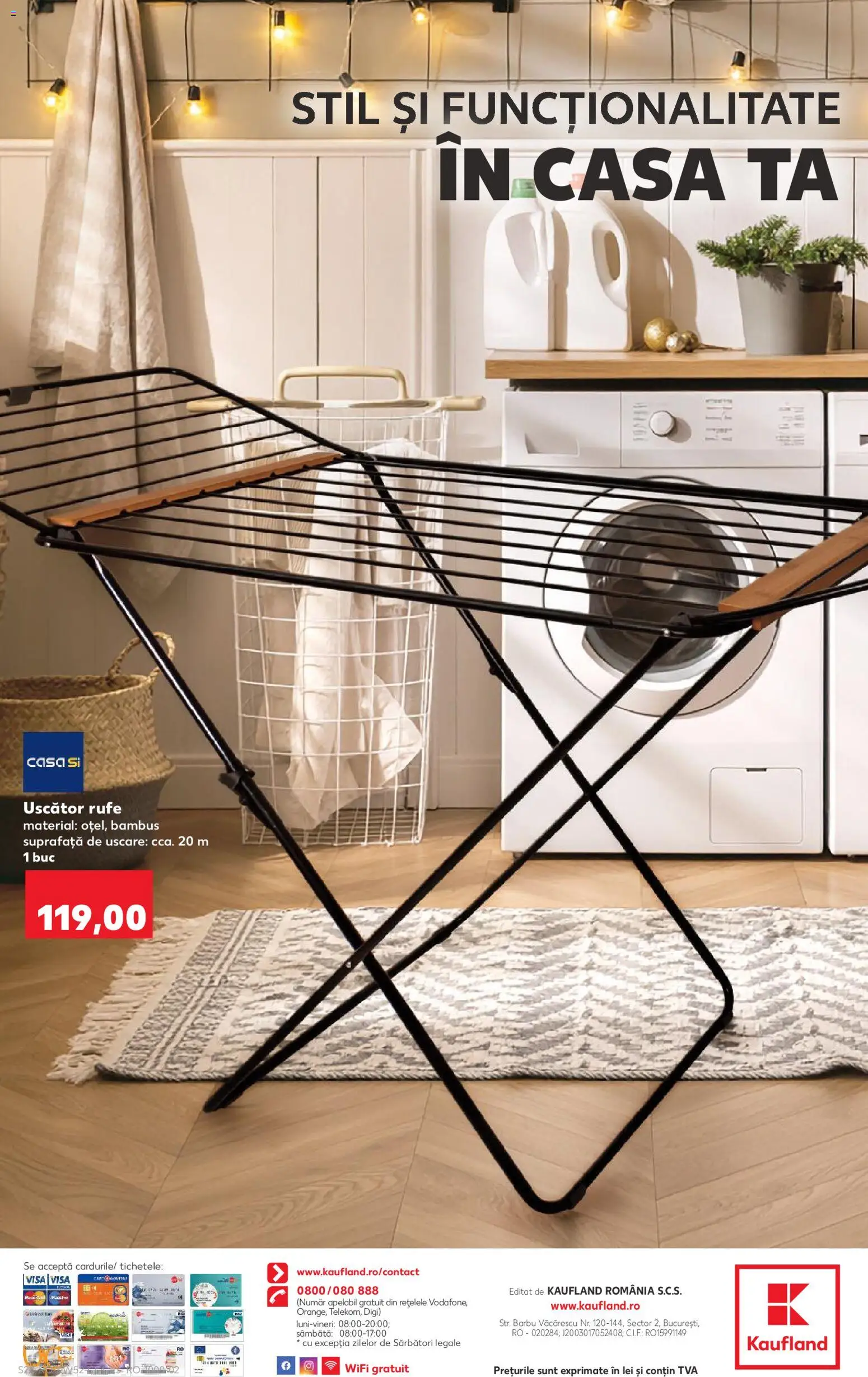 Noul catalog Kaufland – valabil de la 24.12.2025 | Pagină: 28 | Produse: Uscător, Uscător rufe