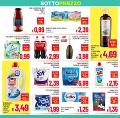 Volantino A&O del 23.07.2025 | Pagina: 3 | Prodotti: Fazzoletti, Prosecco, Lavatrice, Tonno