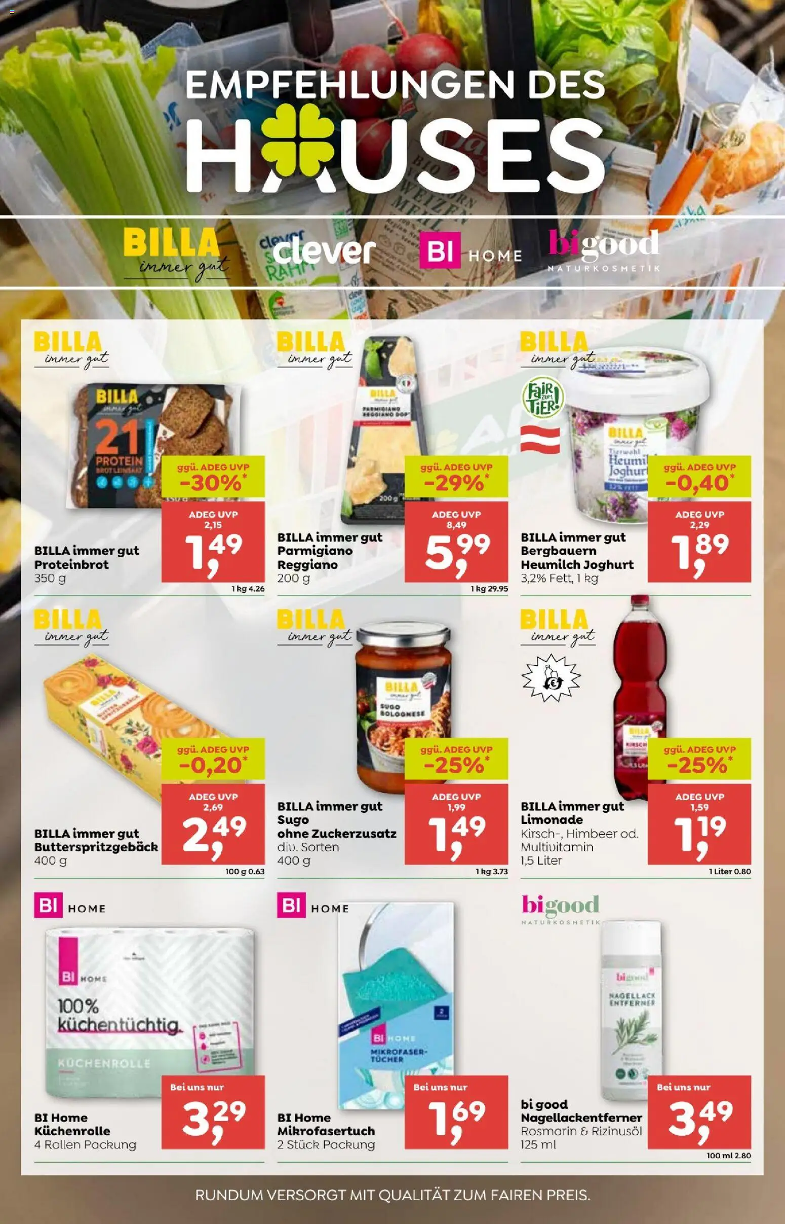 ADEG Flugblatt gültig ab 15.01.2026 | Seite: 14 | Produkte: Nagellack, Joghurt, Papier blanc