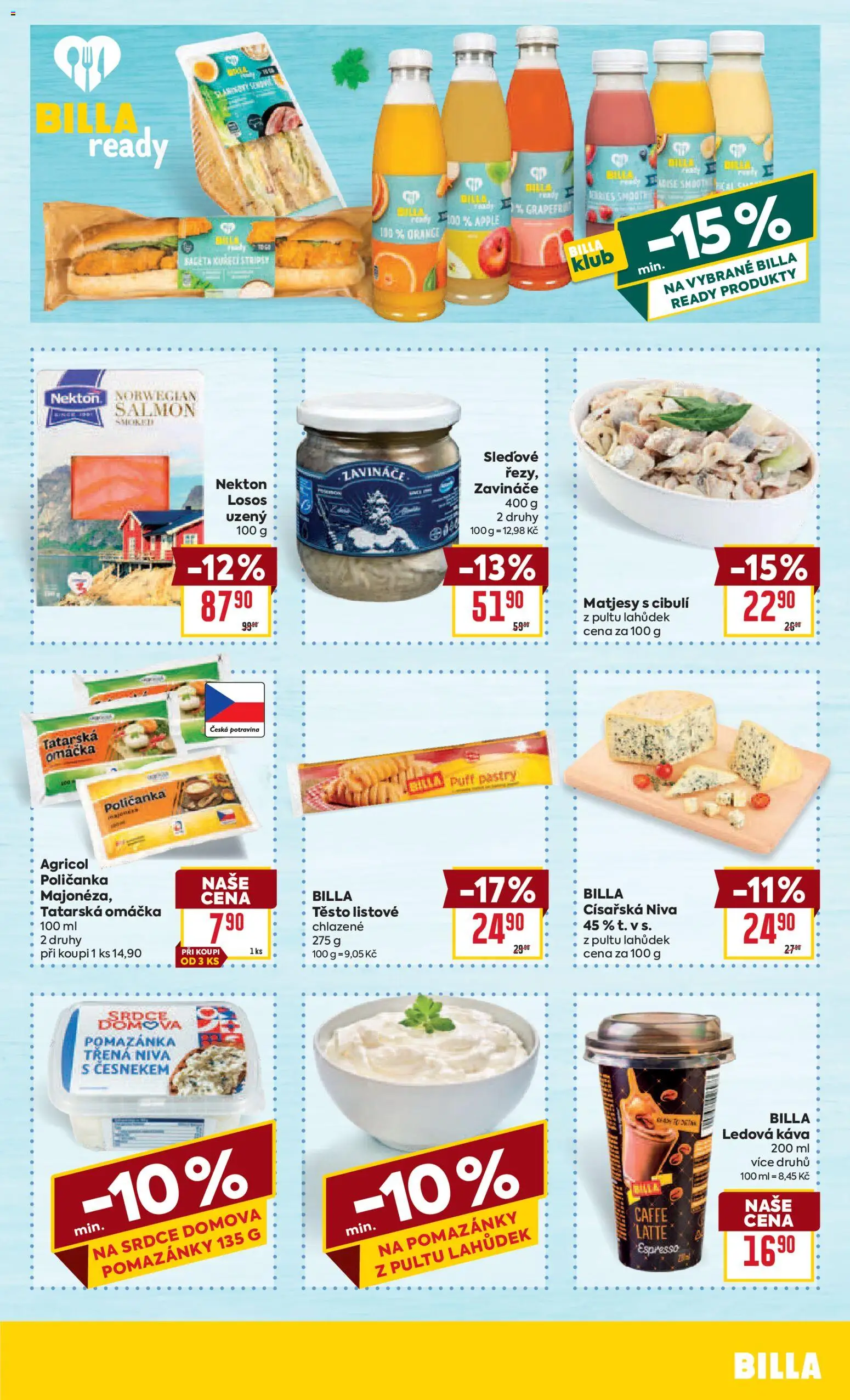 Billa Velký leták od 18.03.2026 | Strana: 17 | Produkty: Pomazánky, Tatarská omáčka, Niva, Kuřecí stripsy