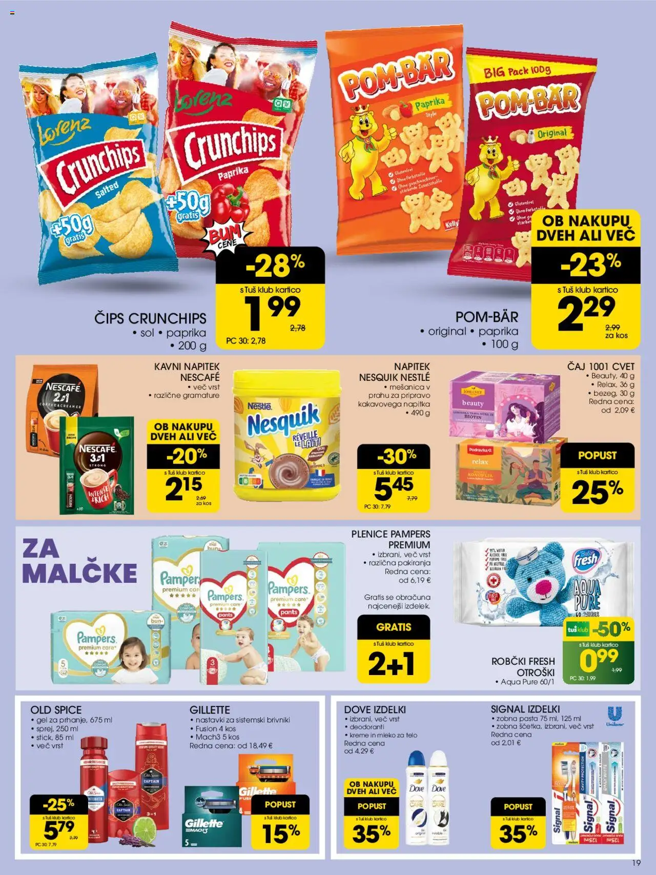 Tuš katalog │ velja od 18.06.2025 | Stran: 19 | Izdelki: Paprika, Robčki, Zobna pasta, Sol