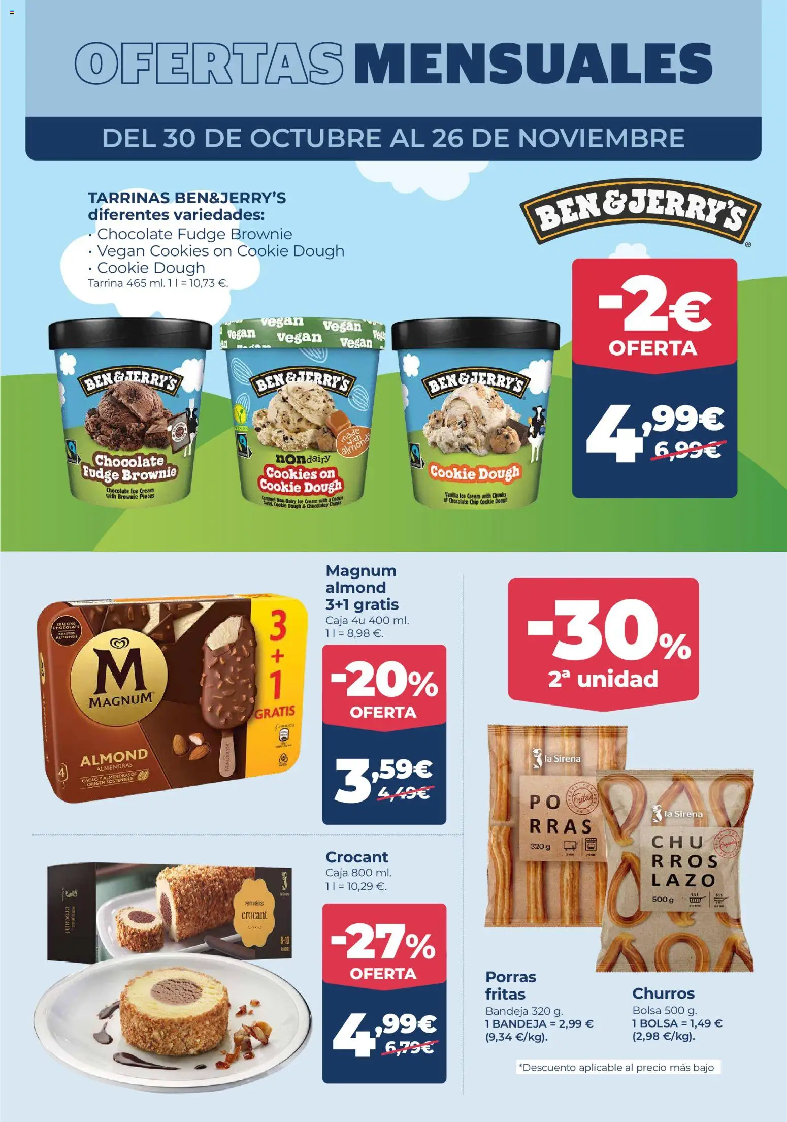 La Sirena folleto │ válido desde el 30.10.2025 | Página: 7 | Productos: Chocolate, Bolsa, Bandeja, Φρυγανιές σικάλεως