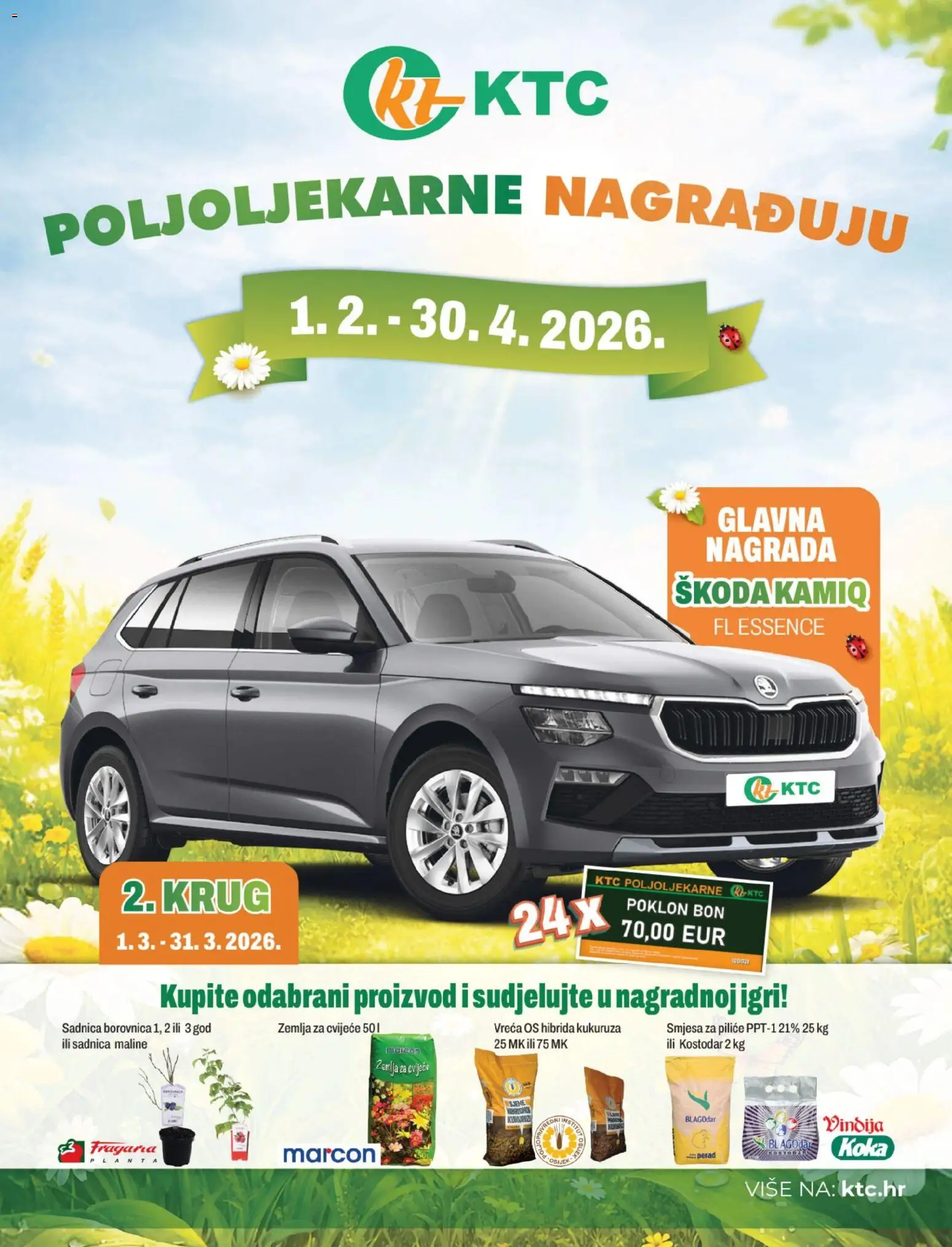 KTC katalog | vrijedi od 25.03.2026 | Stranica: 13 | Proizvodi: Vindija, Cvijeće, Borovnica, Zemlja za cvijeće