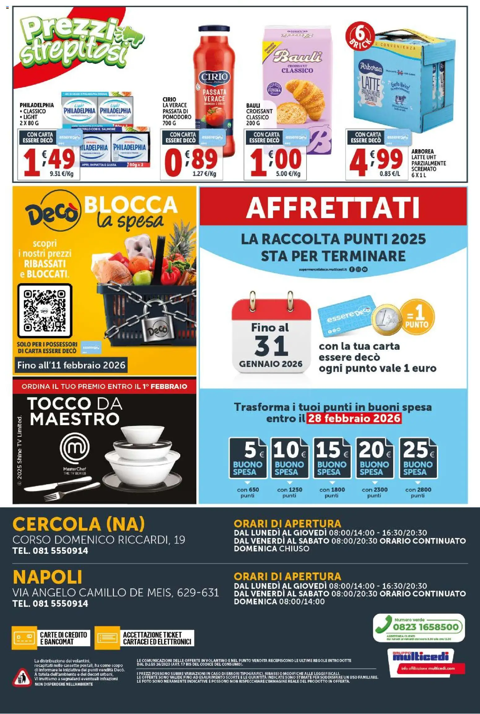 Volantino Decò del 20.01.2026 | Pagina: 14 | Prodotti: Salmone, Pomodoro, The, Croissant