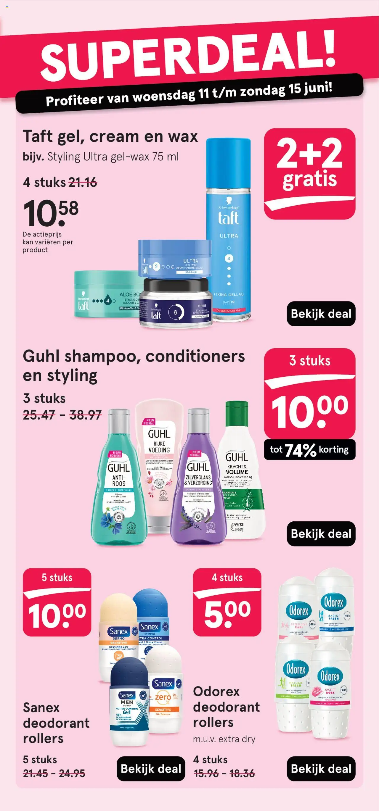  | Pagina: 3 | Producten: Deodorant, Kan, Gel, Conditioner