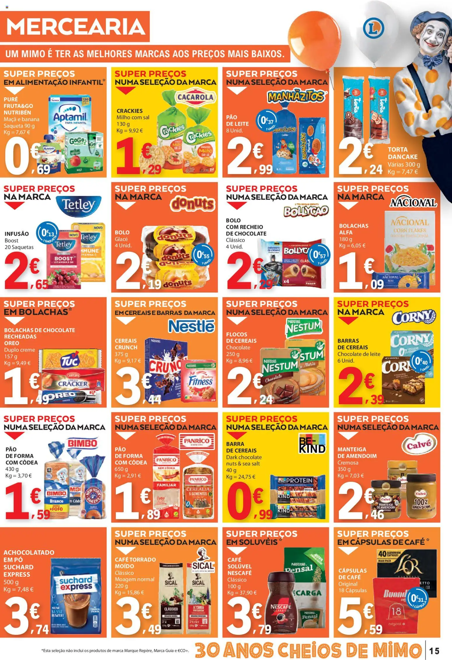 E.Leclerc folheto │ válido de 23.10.2025 | Página: 15 | Produtos: Pó, Sal, Café, Maça