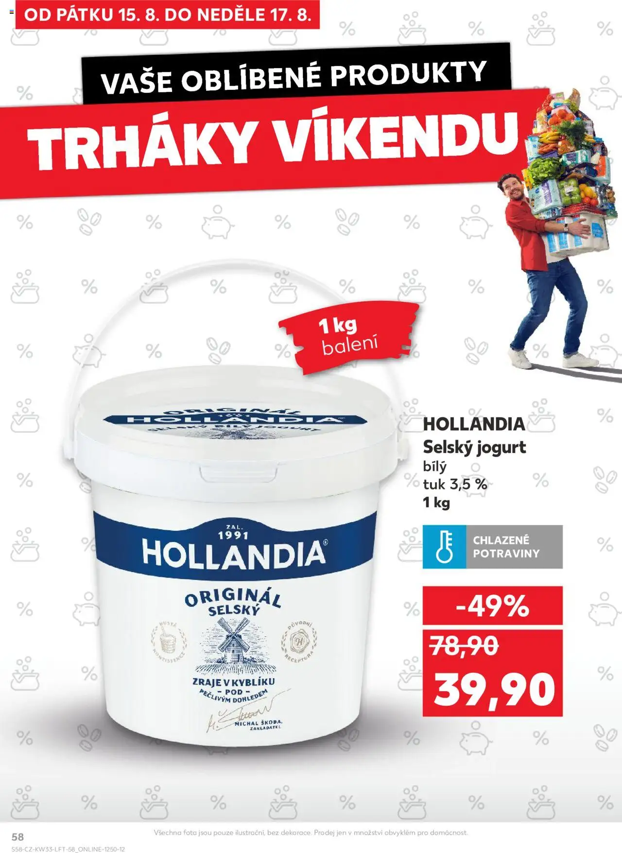 Kaufland leták - Brno od 13.08.2025 | Strana: 58 | Produkty: Jogurt, Hollandia, Potraviny
