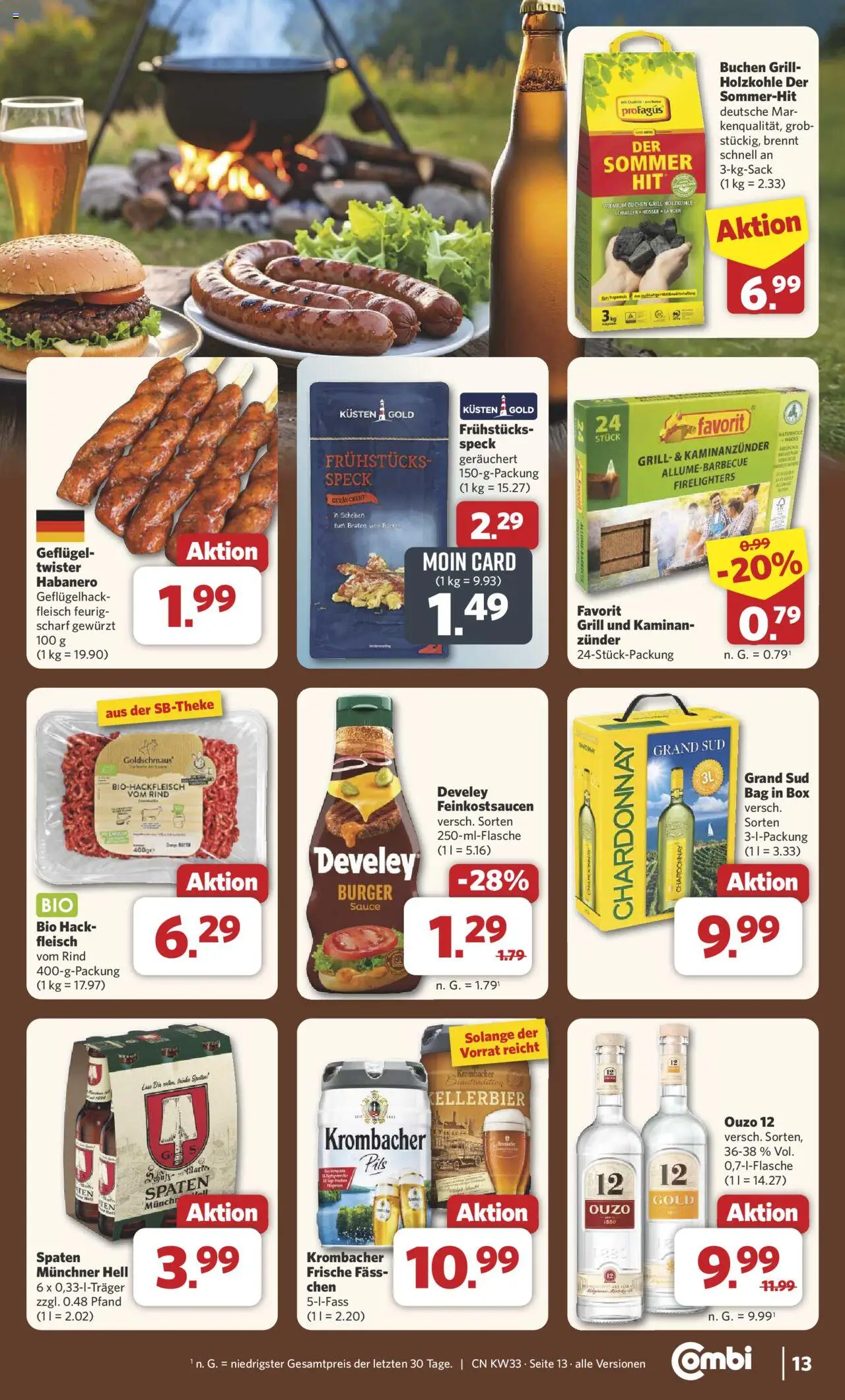 Combi Prospekt 	 - gültig ab dem 11.08.2025 | Seite: 27 | Produkte: Grill, Ouzo 12, Grand sud, Fleisch