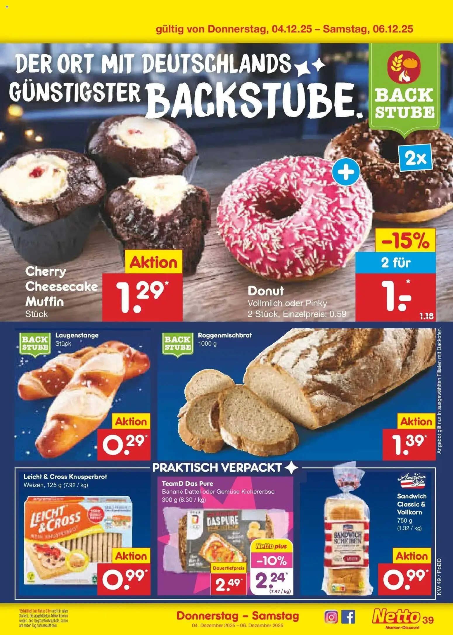 Netto Marken-Discount prospekt Regensburg	 – gültig ab 01.12.2025 | Seite: 41 | Produkte: Gemüse, Dattel