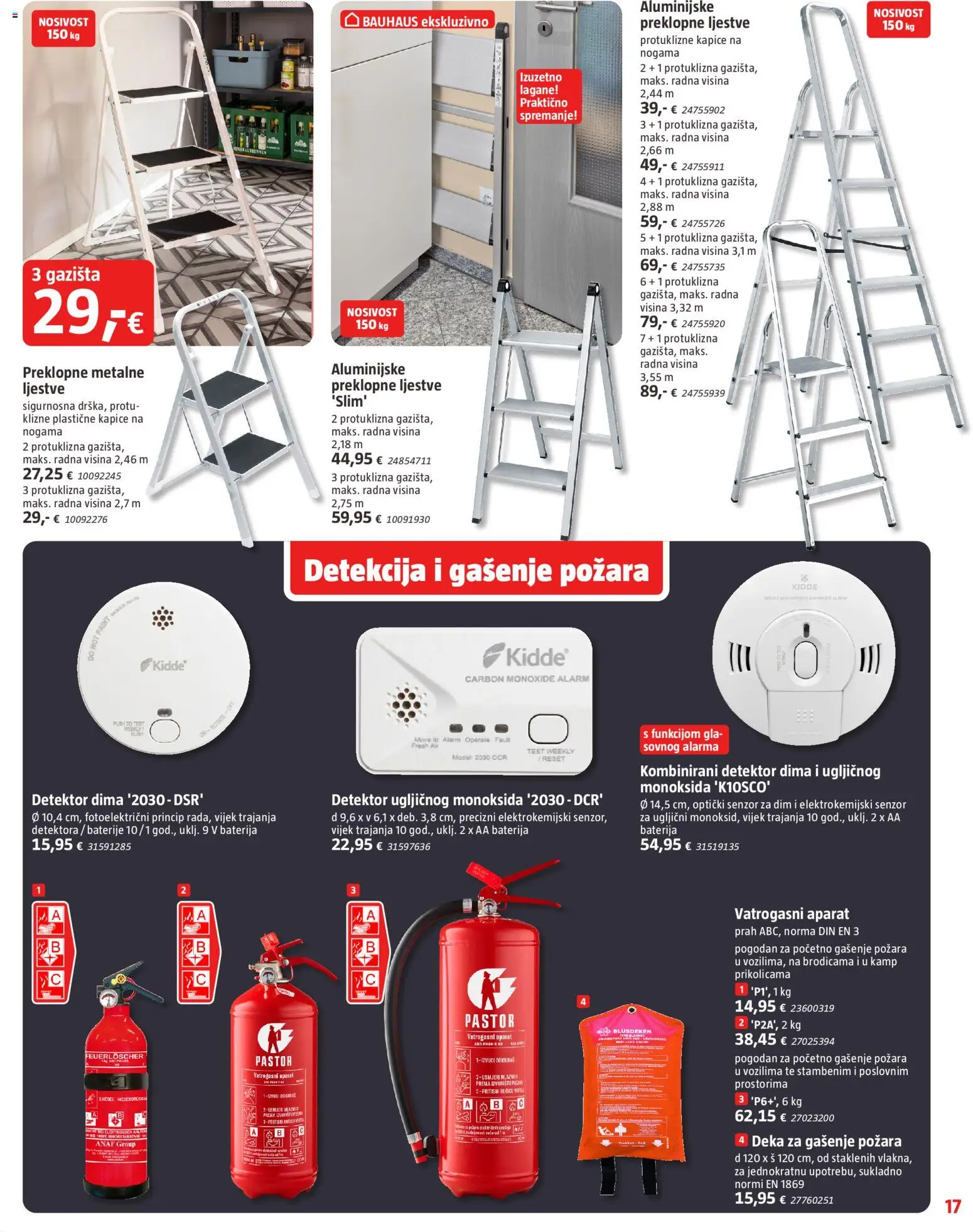 Bauhaus katalog | vrijedi od 01.12.2025 | Stranica: 17 | Proizvodi: Baterija, Ljestve, Baterije, Deka