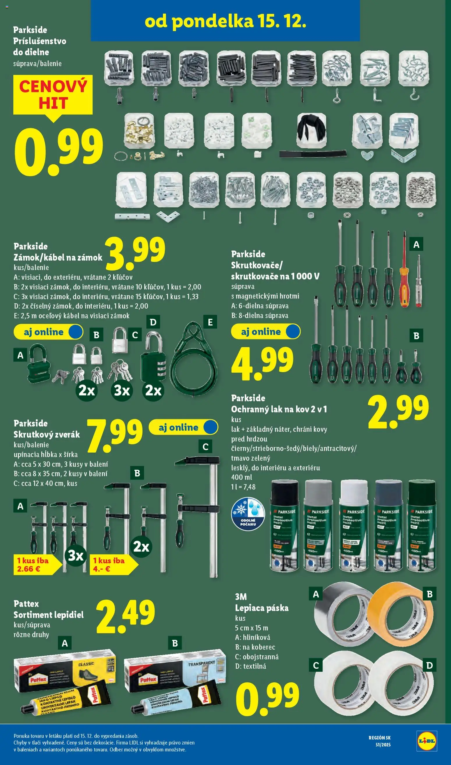 Nové Lidl akcie – leták je platný od 18.12.2025 | Strana: 97 | Produkty: Koberec, Parkside