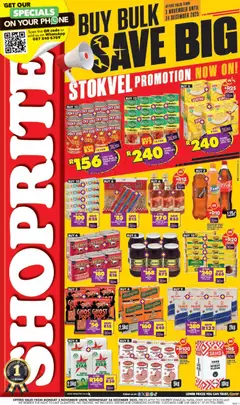 Shoprite specials catalogue – valid from 03.11.2025