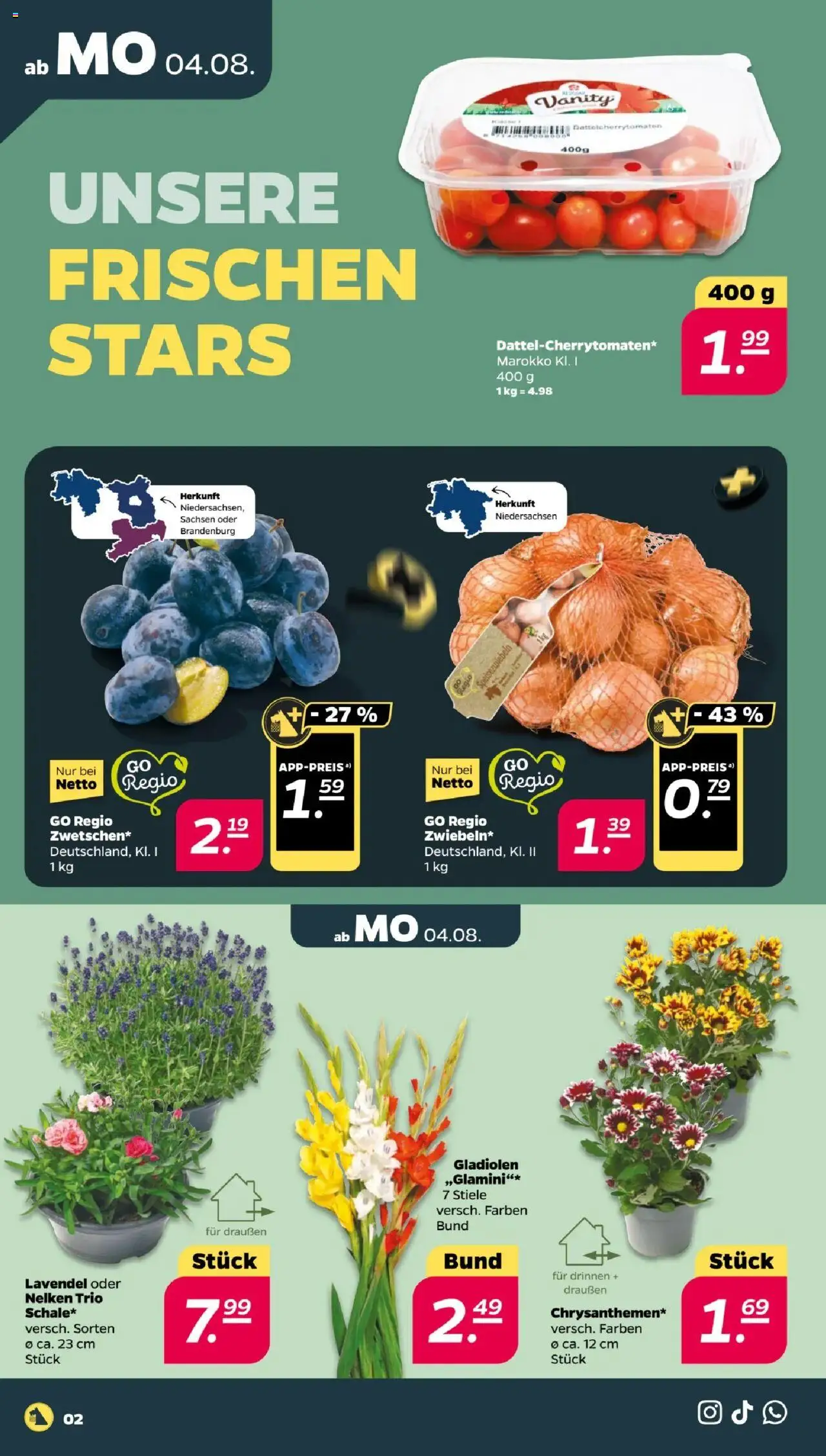 Netto Prospekt 	 - gültig ab dem 04.08.2025 | Seite: 2 | Produkte: Lavendel