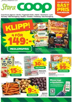 Stora Coop - Helsingborg - Förhandsvisning av reklamblad från butik Stora Coop aktuell från 08.09.2025