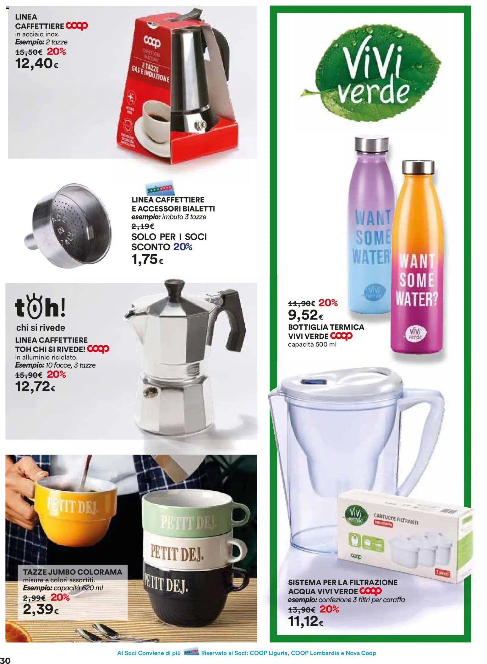 Volantino Ipercoop del 27.12.2025 | Pagina: 30 | Prodotti: Caraffa, Acqua, Bottiglia, Imbuto