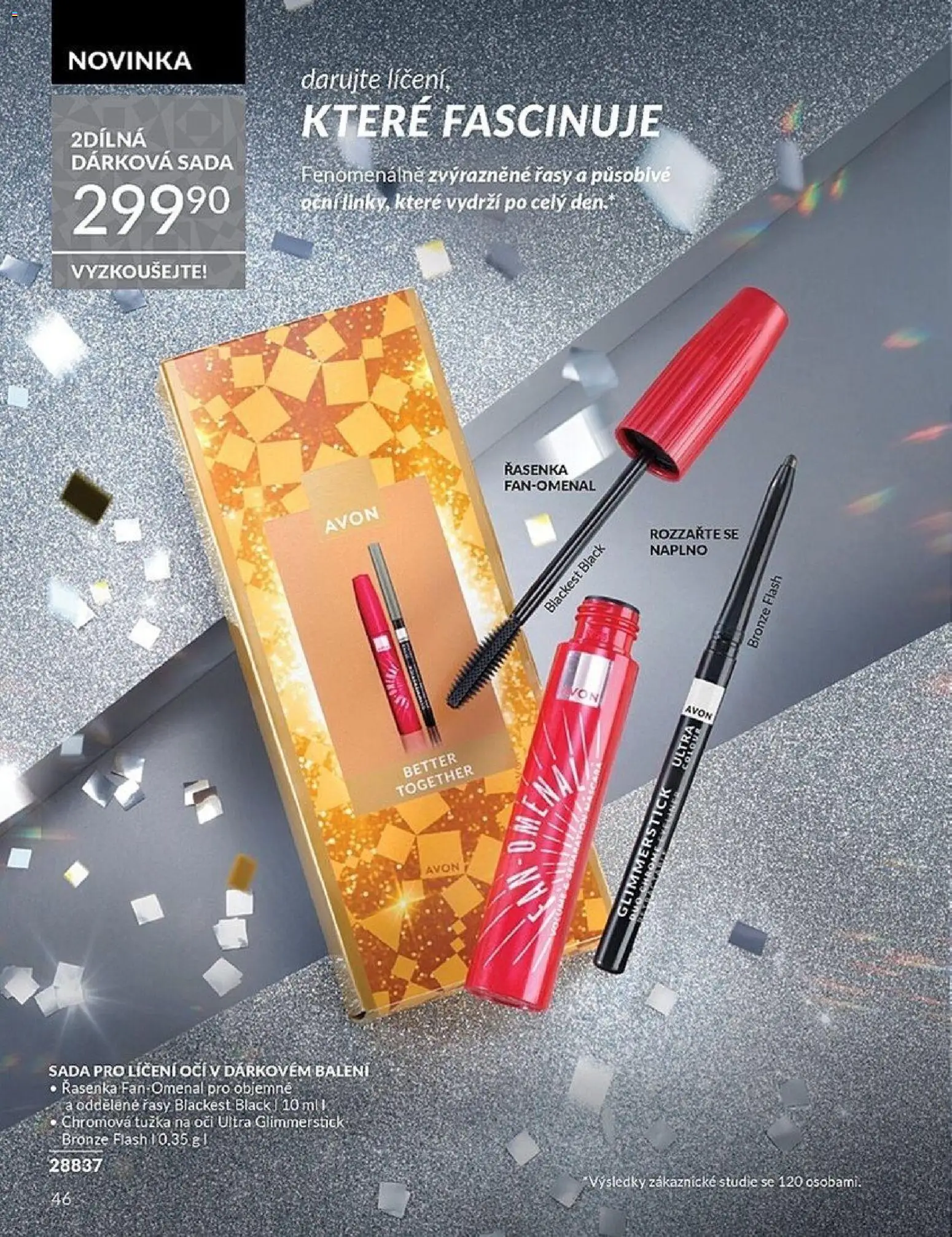 Avon katalog 12/2025 od 01.12.2025 | Strana: 46 | Produkty: Tužka, Řasenka, Tužka na oči