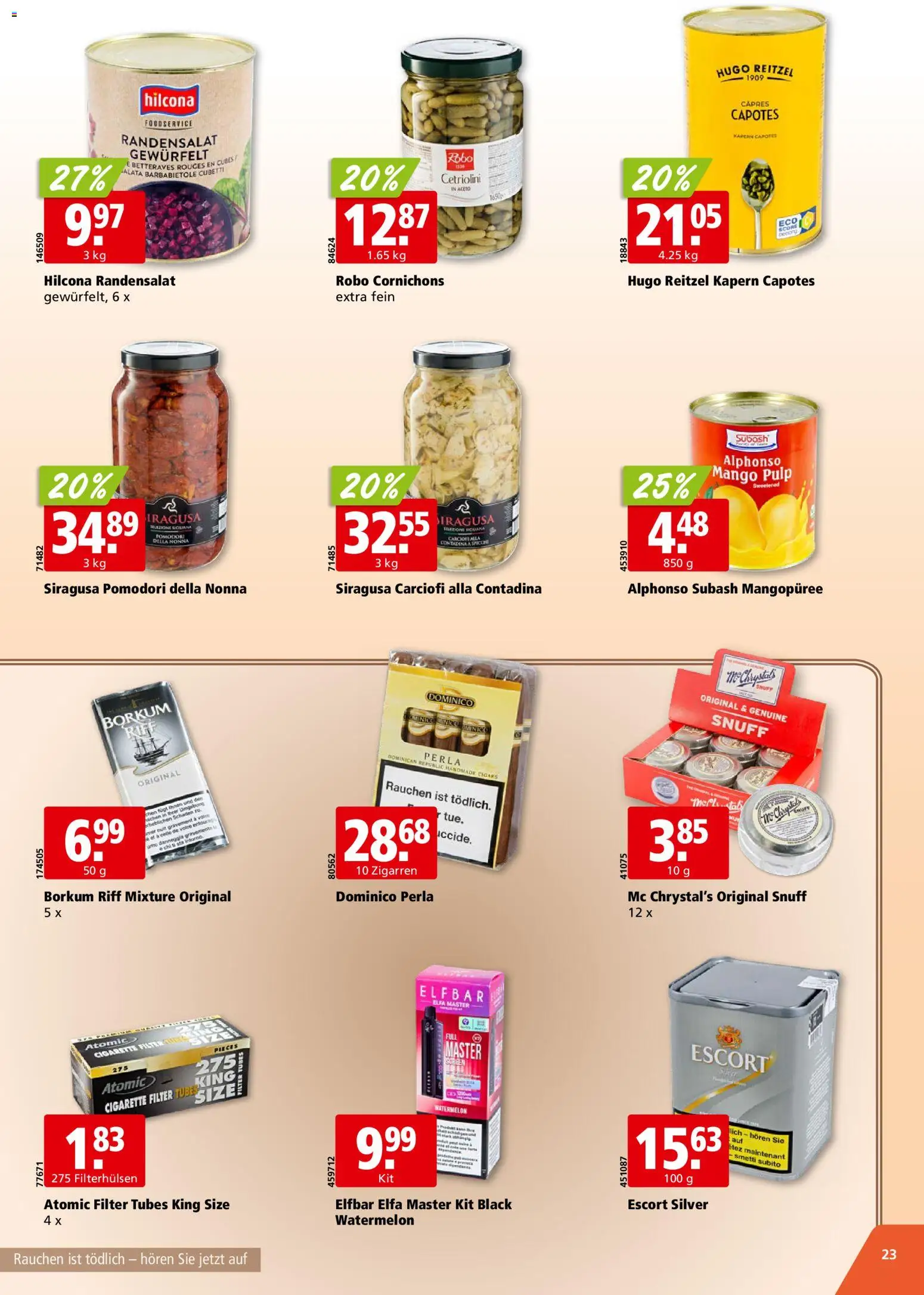 Aligro aktionen Chavannes, Matran, Genf, Sitten – gültig ab 27.05.2026 | Seite: 23 | Produkte: Chili, Mango