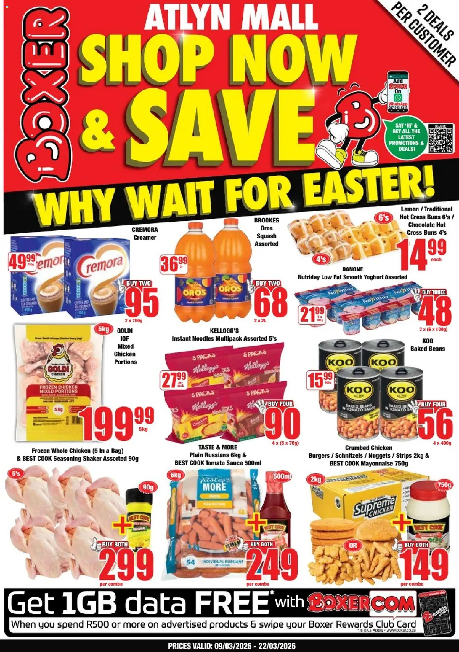 New Boxer catalogue – valid from 09.03.2026 | Page: 1 | Products: Data, Beans, Squash, Lemon