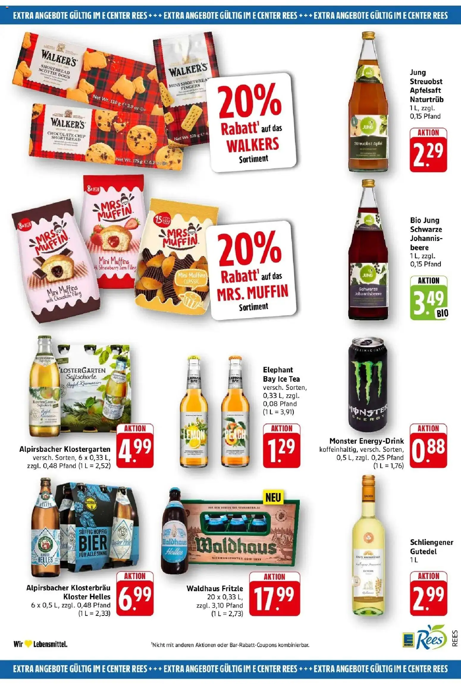 E center Prospekt Freiburg	 – gültig ab 22.03.2026 | Seite: 49 | Produkte: Bier, Äpfel, Apfelsaft, Monster