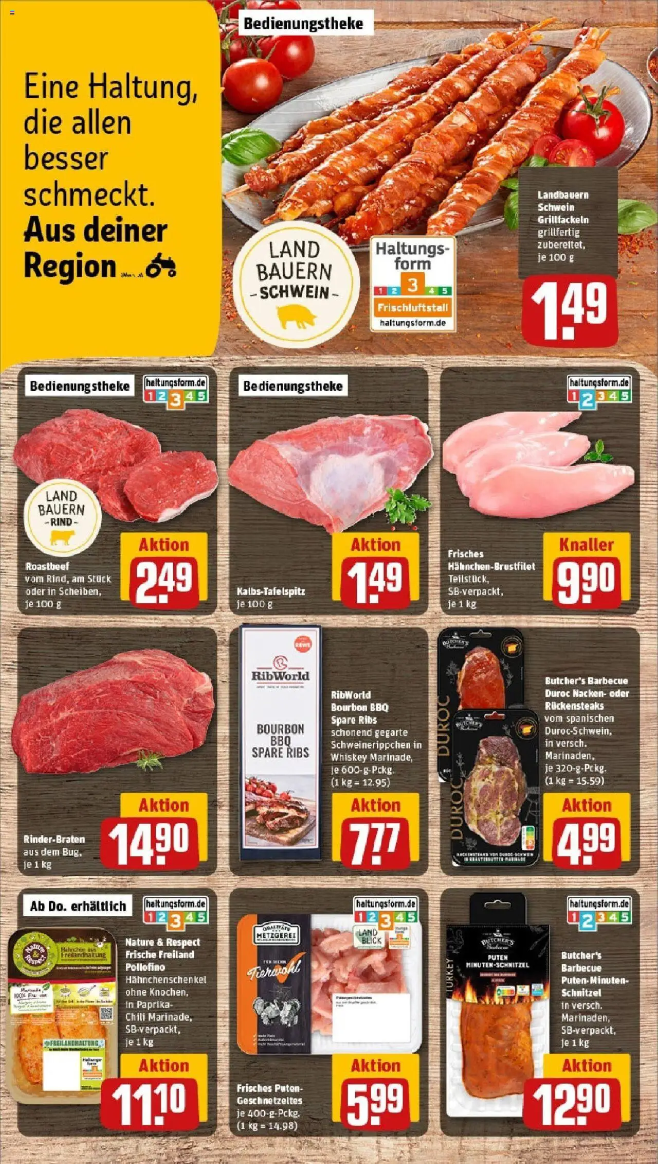 Rewe prospekt Ilvesheim	 - gültig ab dem 15.06.2025 | Seite: 10 | Produkte: Schnitzel, Paprika, Chili, Whiskey