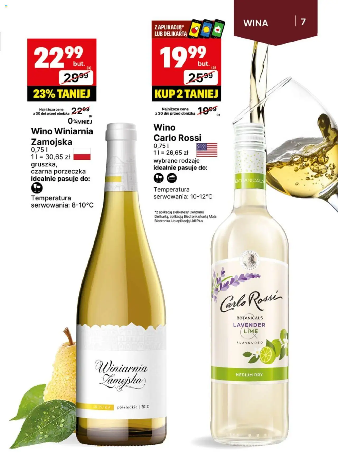 Delikatesy Centrum Gazetka - DeliBarek od 09.06.2025 | Strona: 7 | Produkty: Winiarnia, Delikatesy, Porzeczka, Carlo Rossi