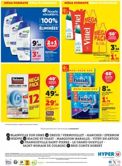 Hyper U - Prévisualisation de Hyper U - Super formats Super économies valide à partir de 28.10.2025 | Page: 16 | Produits: Tablette, Shampooing, Vittel, Brie