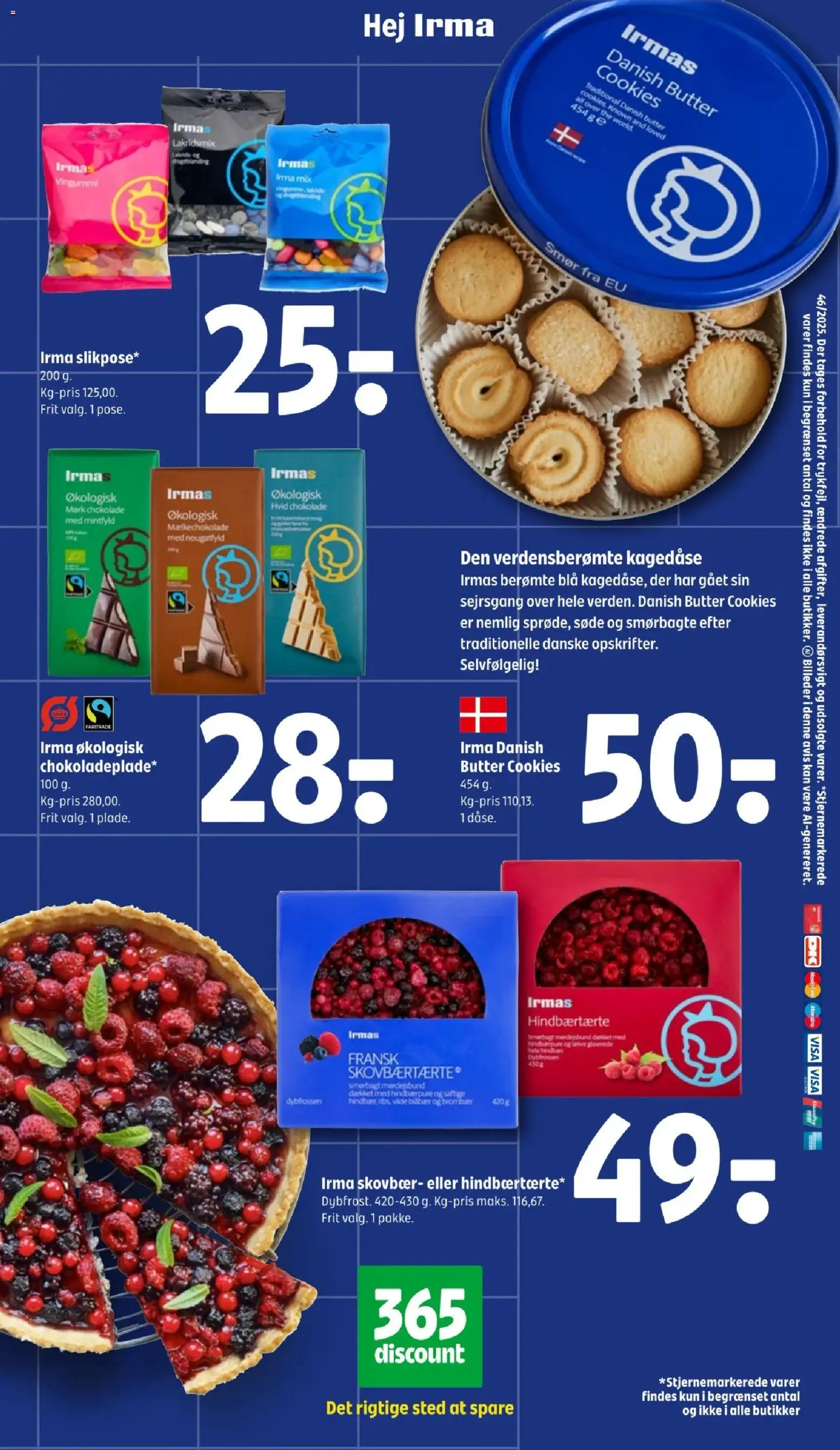 Coop 365 tilbudsavis – gyldig fra 13.11.2025 | Side: 4 | Produkter: Smør, Chokolade, Cookies, Vingummi